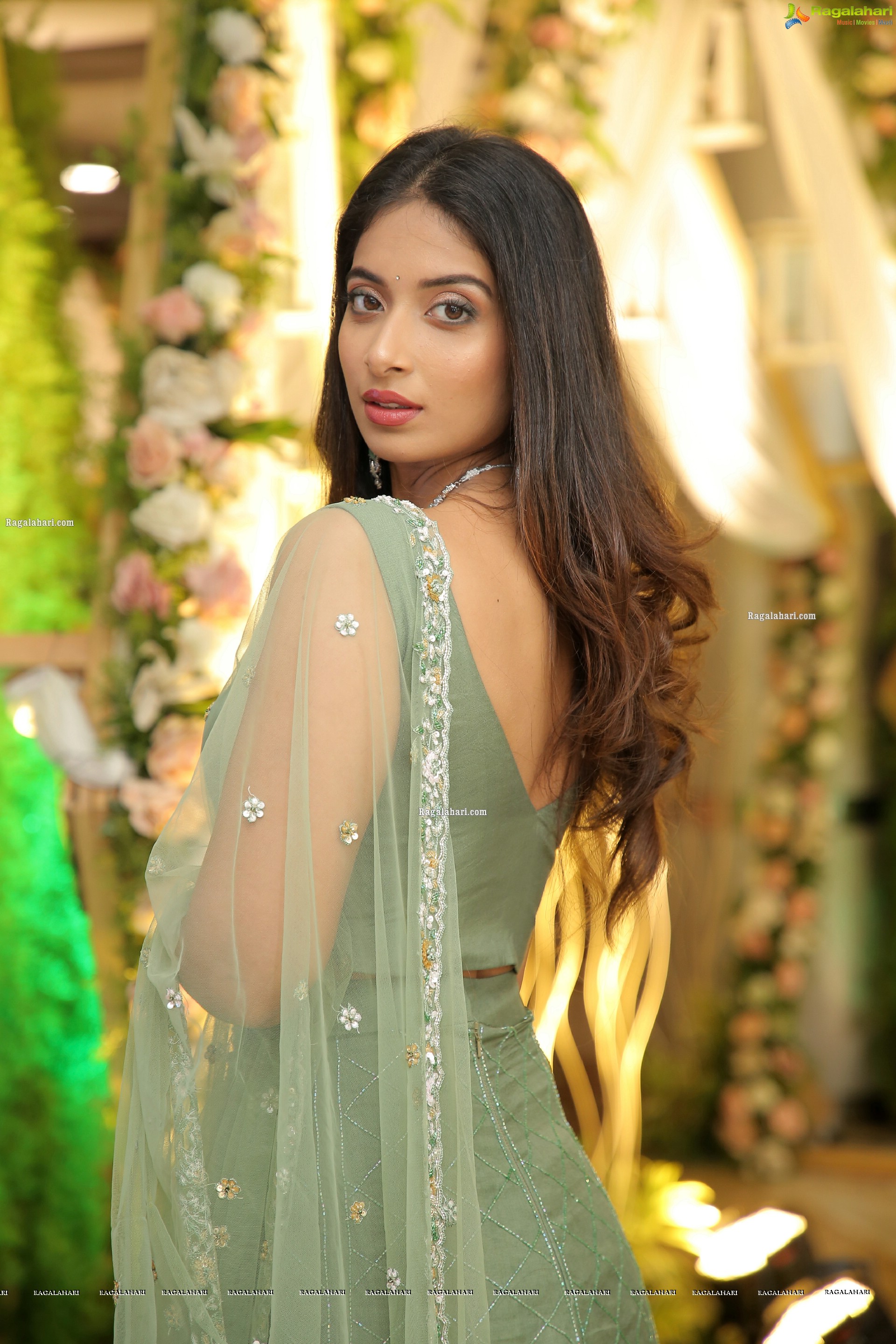 Archana Ravi in Pastel Green Lehenga Choli, HD Photo Gallery