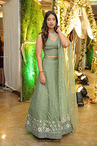 Archana Ravi in Pastel Green Lehenga Choli