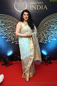 Archana Shastry in Pastel Blue Designer Saree