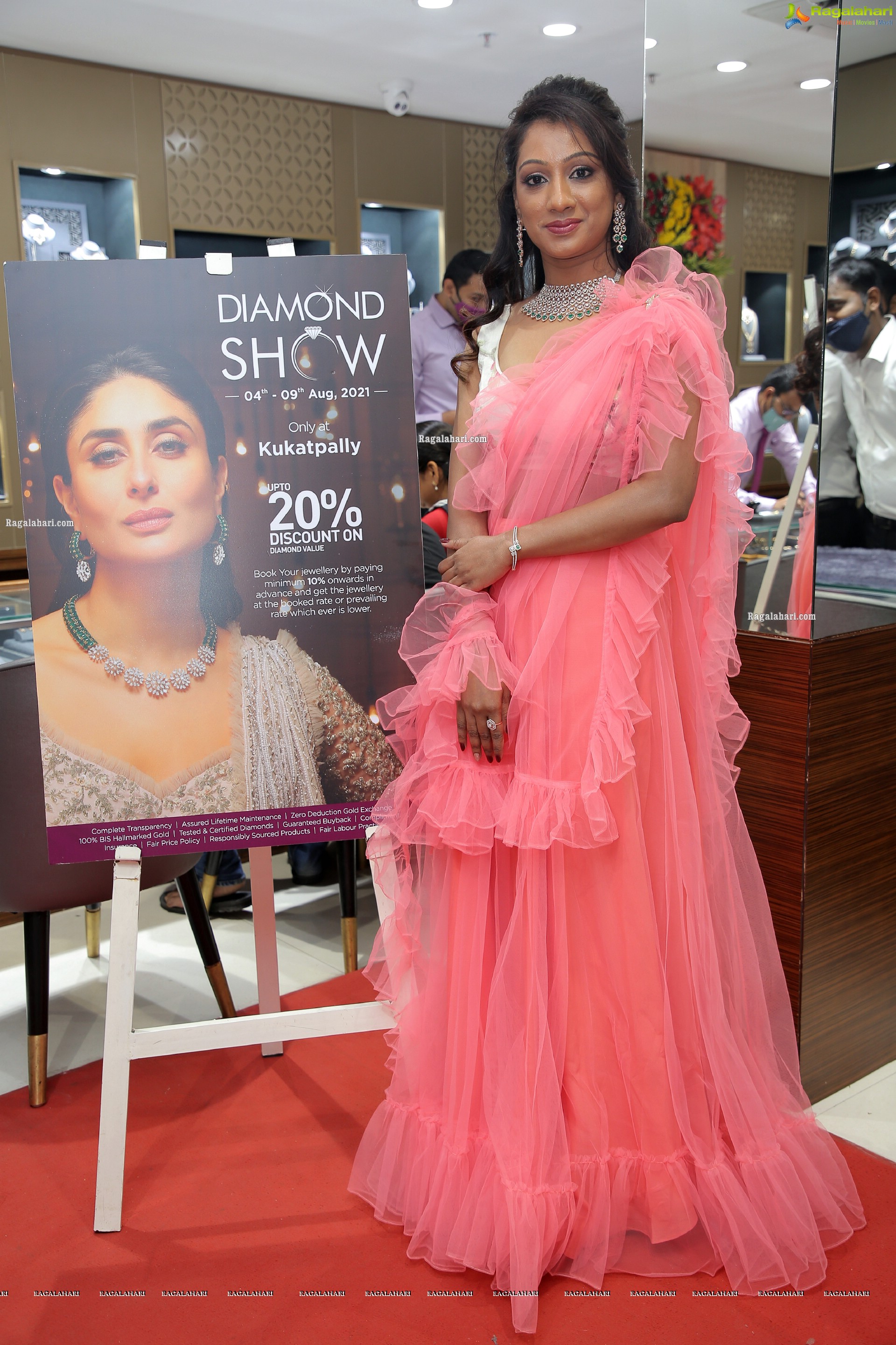 Chaithanya Priya Showcases Malbar Gold & Diamonds ‘Mine’ Diamond Jewellery Collection