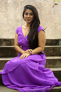 Chandni Bhagwanani at Andamina Lokam Movie Pooja Ceremony
