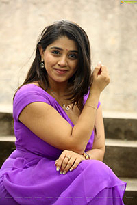 Chandni Bhagwanani at Andamina Lokam Movie Pooja Ceremony