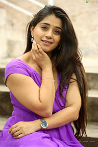 Chandni Bhagwanani at Andamina Lokam Movie Pooja Ceremony