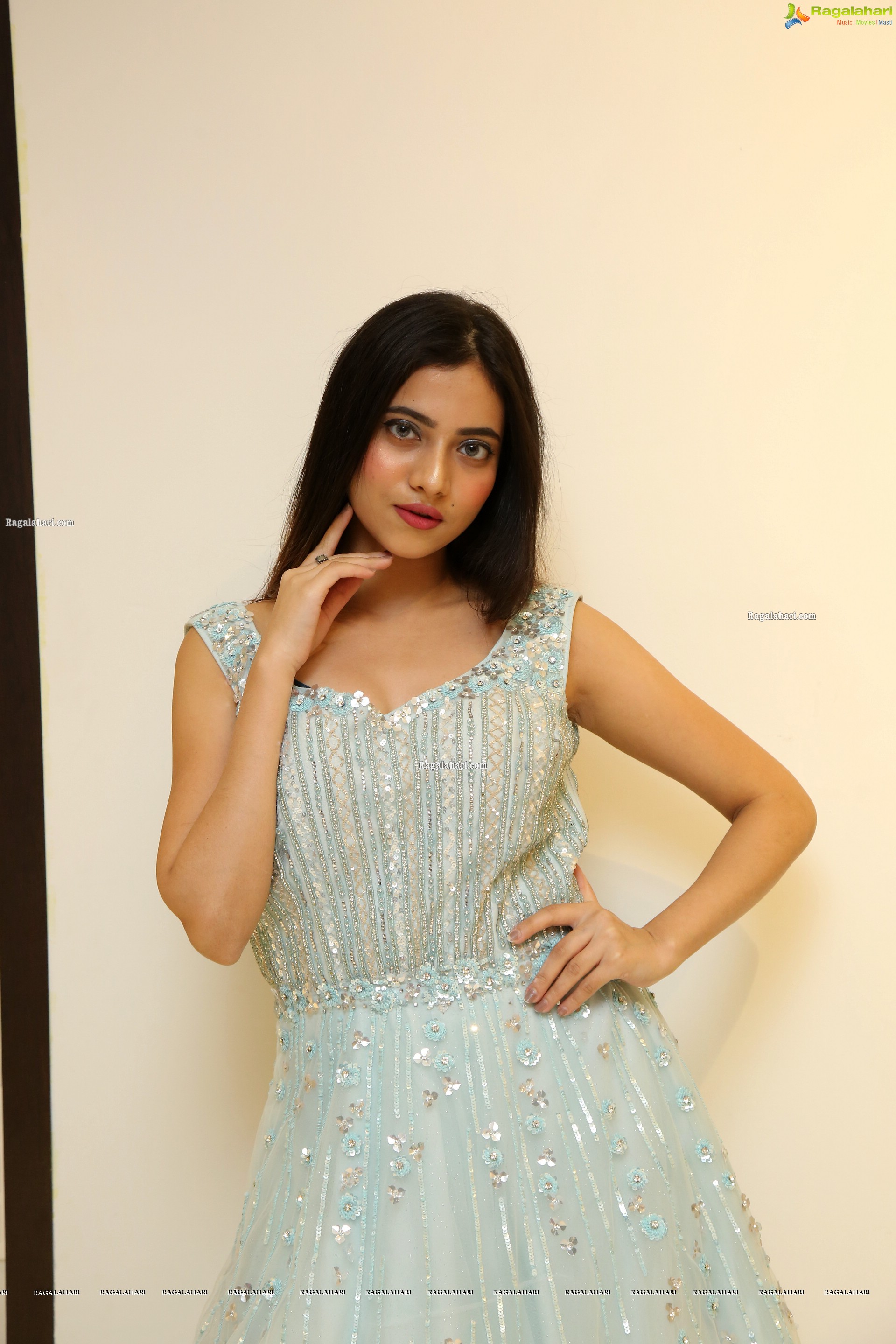 Dimple Thakur in Baby Blue Gown, HD Photo Gallery