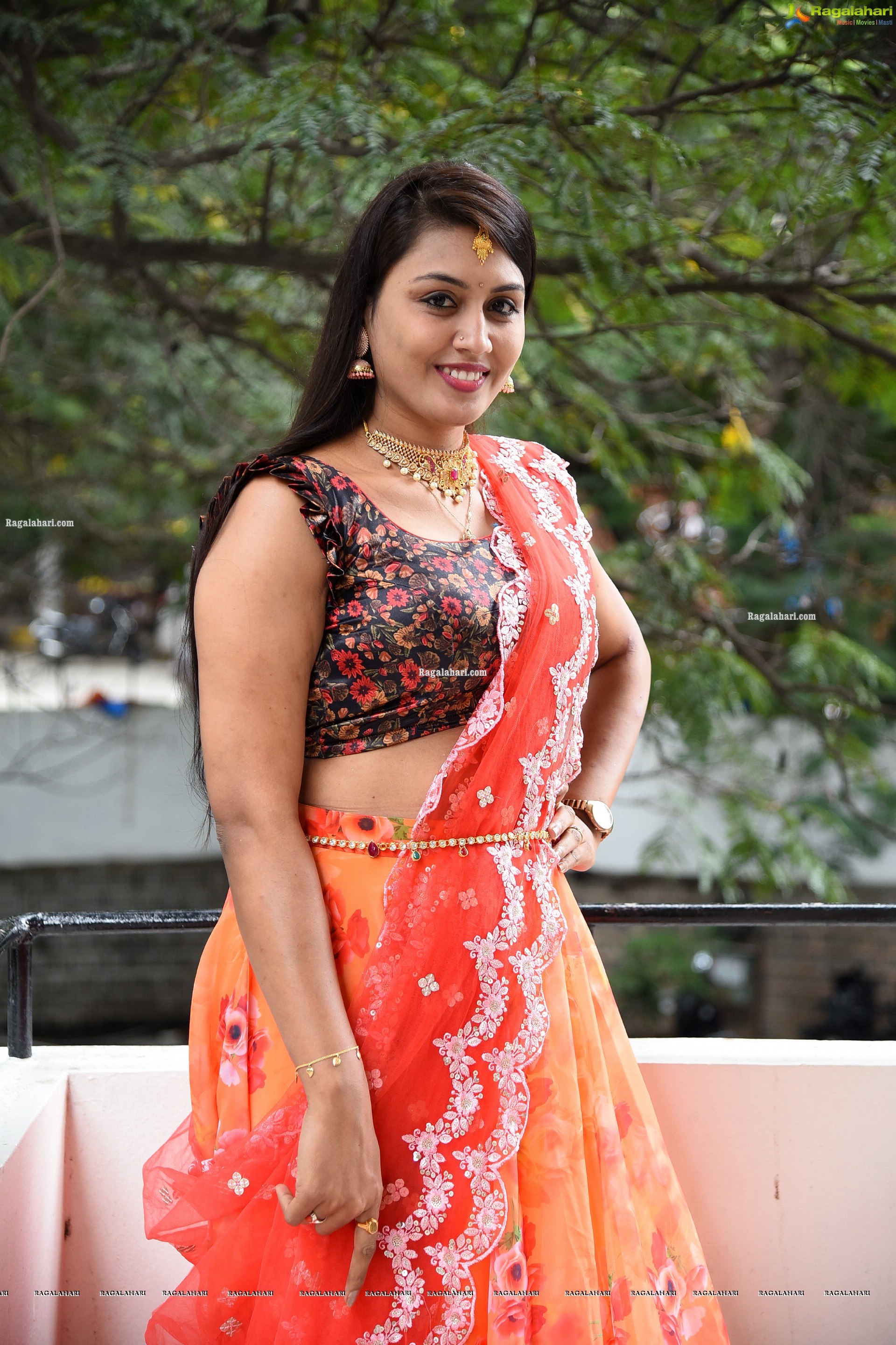 Madhavi Atthi at King of Golkonda Movie Logo Launch, HD Photo Gallery