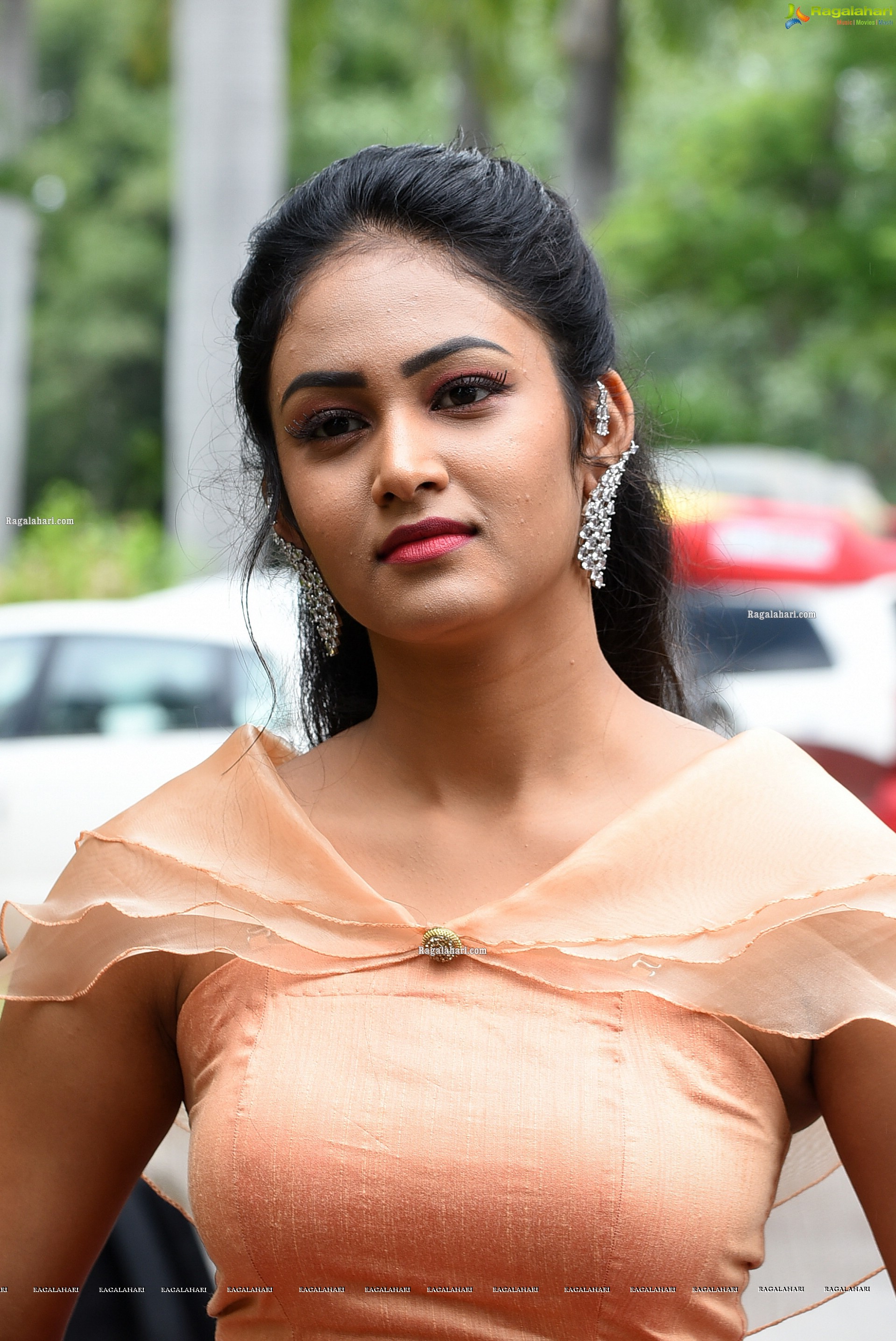 Maheshwari Vaddi at Bazar Rowdy Movie Trailer Launch, HD Photo Gallery