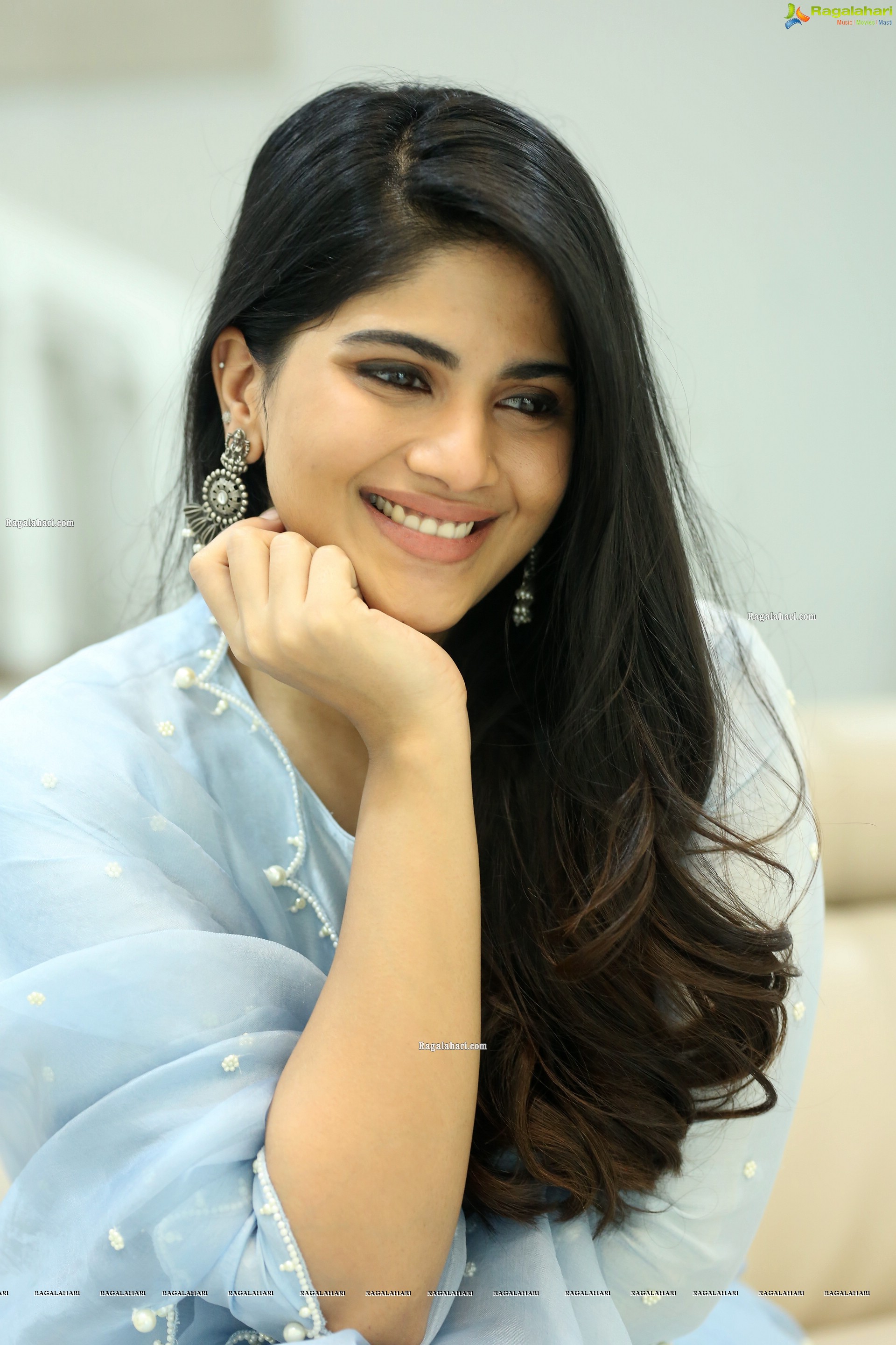 Megha Akash at Dear Megha Movie Interview, HD Photo Gallery