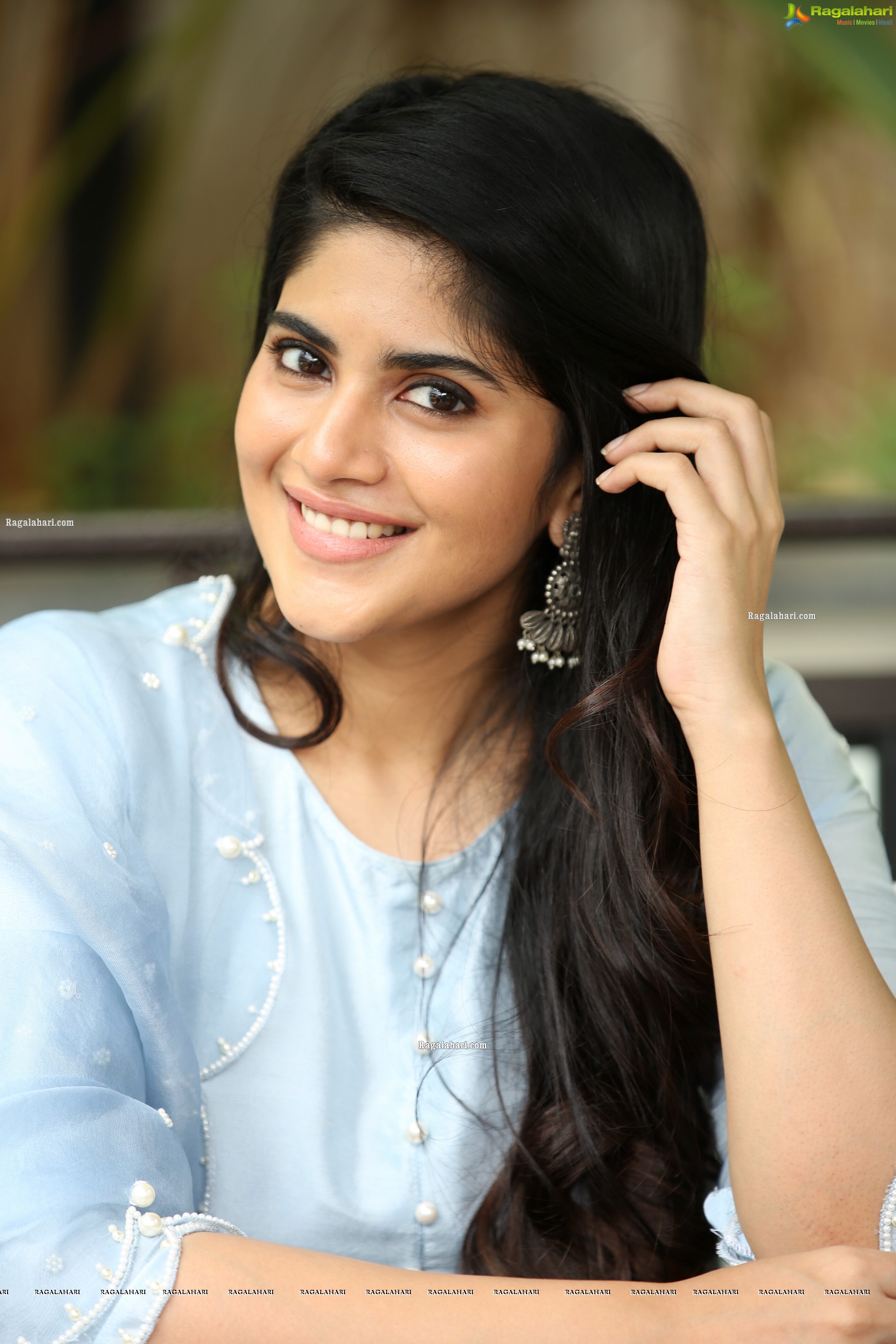 Megha Akash at Dear Megha Movie Interview, HD Photo Gallery