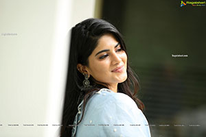 Megha Akash at Dear Megha Movie Interview