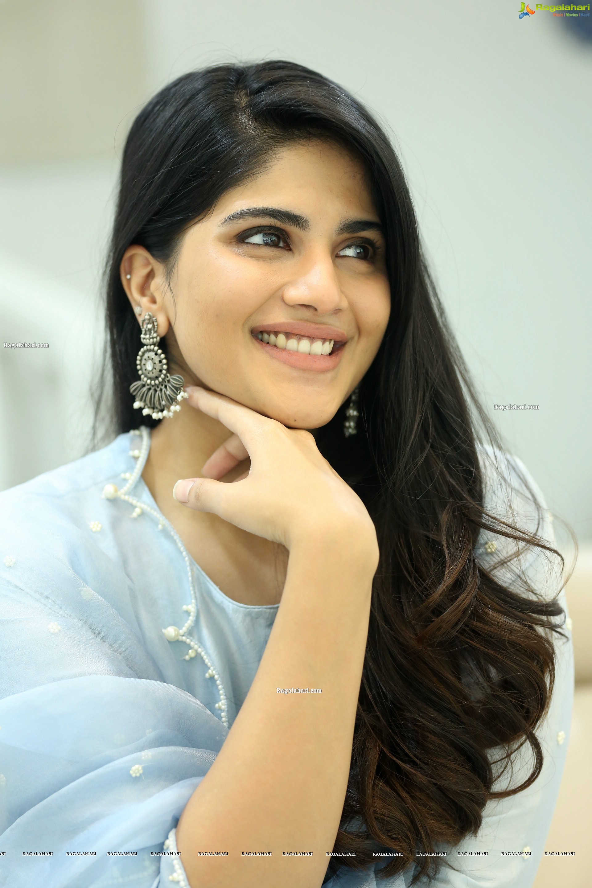 Megha Akash at Dear Megha Movie Interview, HD Photo Gallery