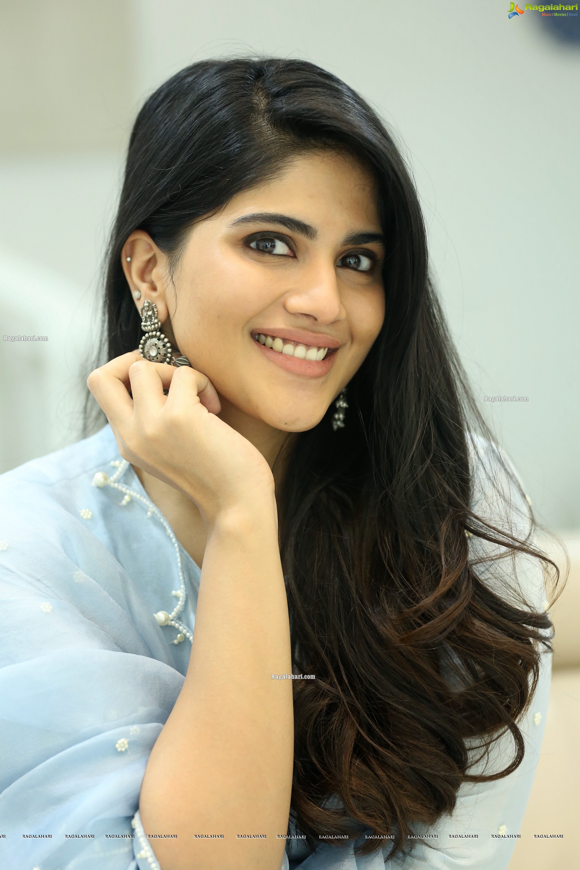 Megha Akash at Dear Megha Movie Interview, HD Photo Gallery