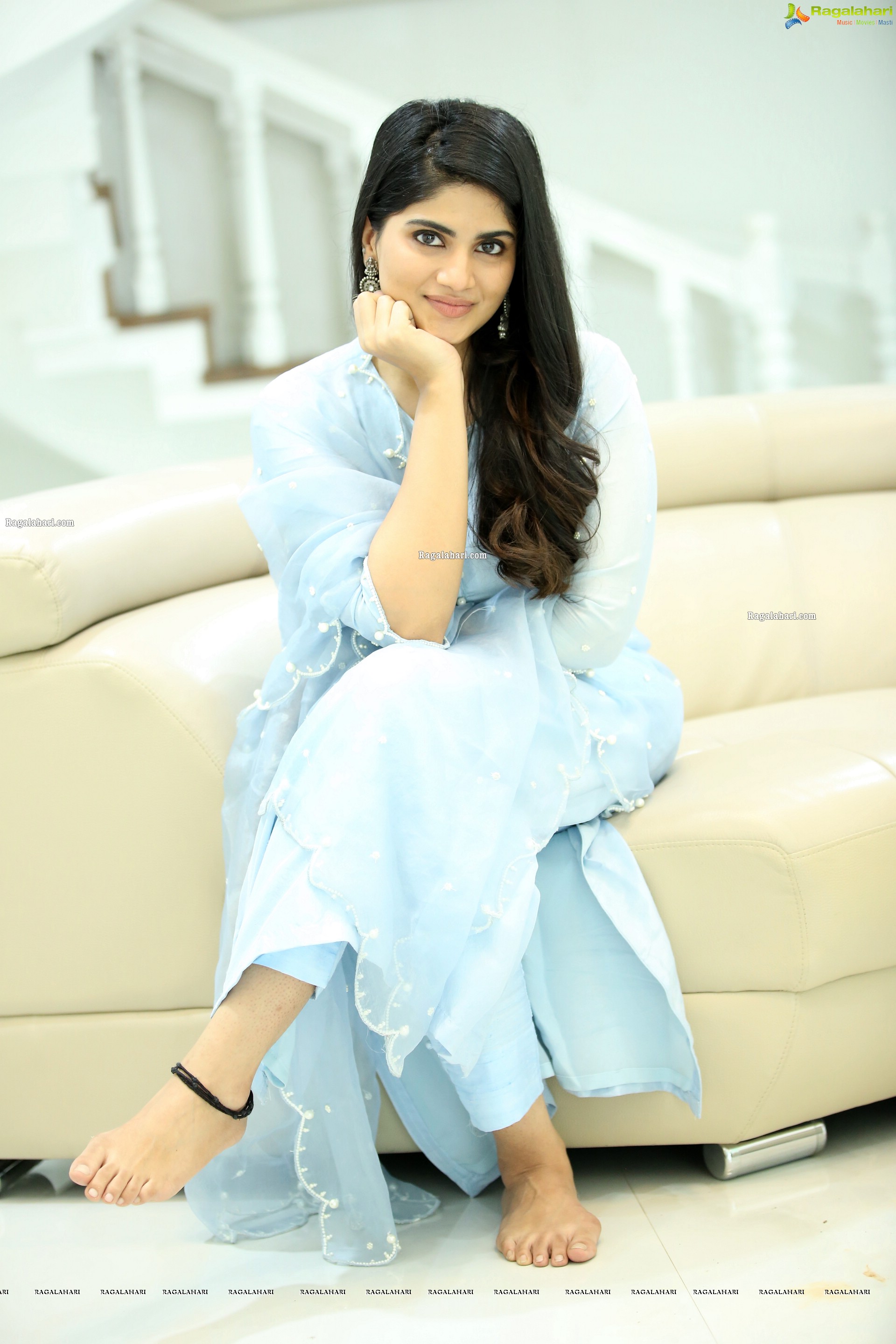 Megha Akash at Dear Megha Movie Interview, HD Photo Gallery