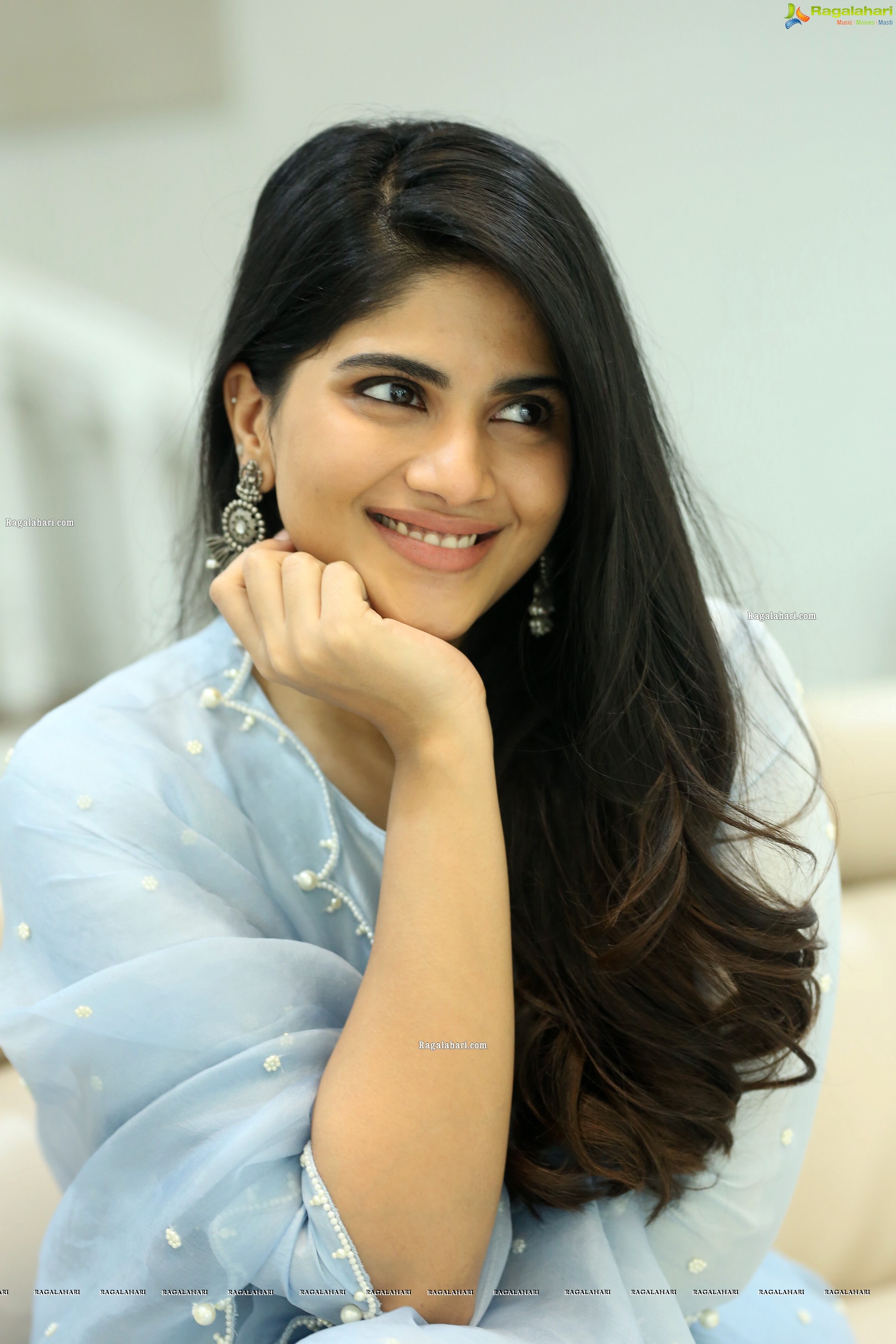 Megha Akash at Dear Megha Movie Interview, HD Photo Gallery