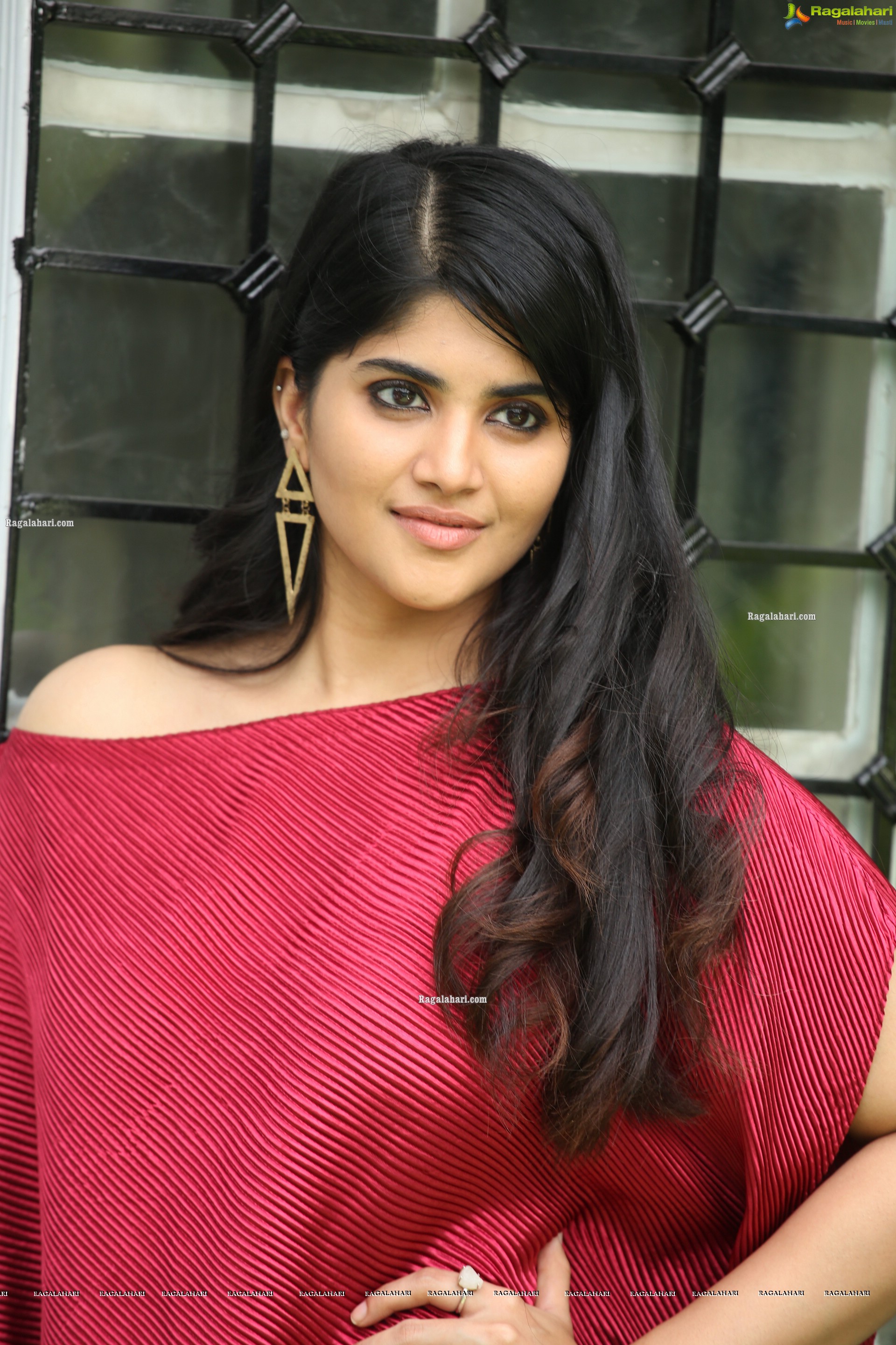 Megha Akash at Raja Raja Chora Movie Interview, HD Photo Gallery