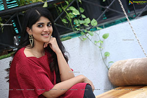 Megha Akash at Raja Raja Chora Movie Interview