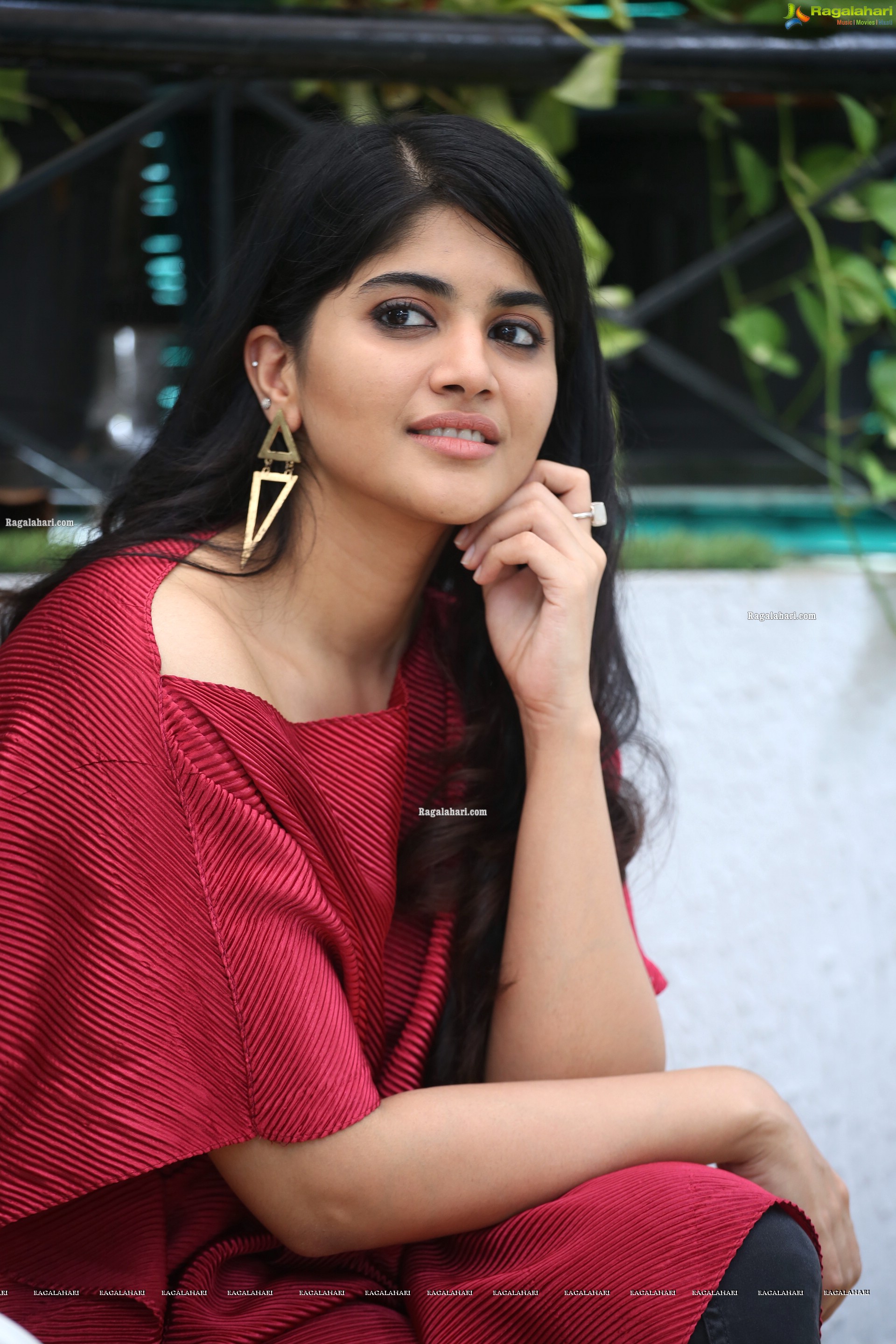 Megha Akash at Raja Raja Chora Movie Interview, HD Photo Gallery