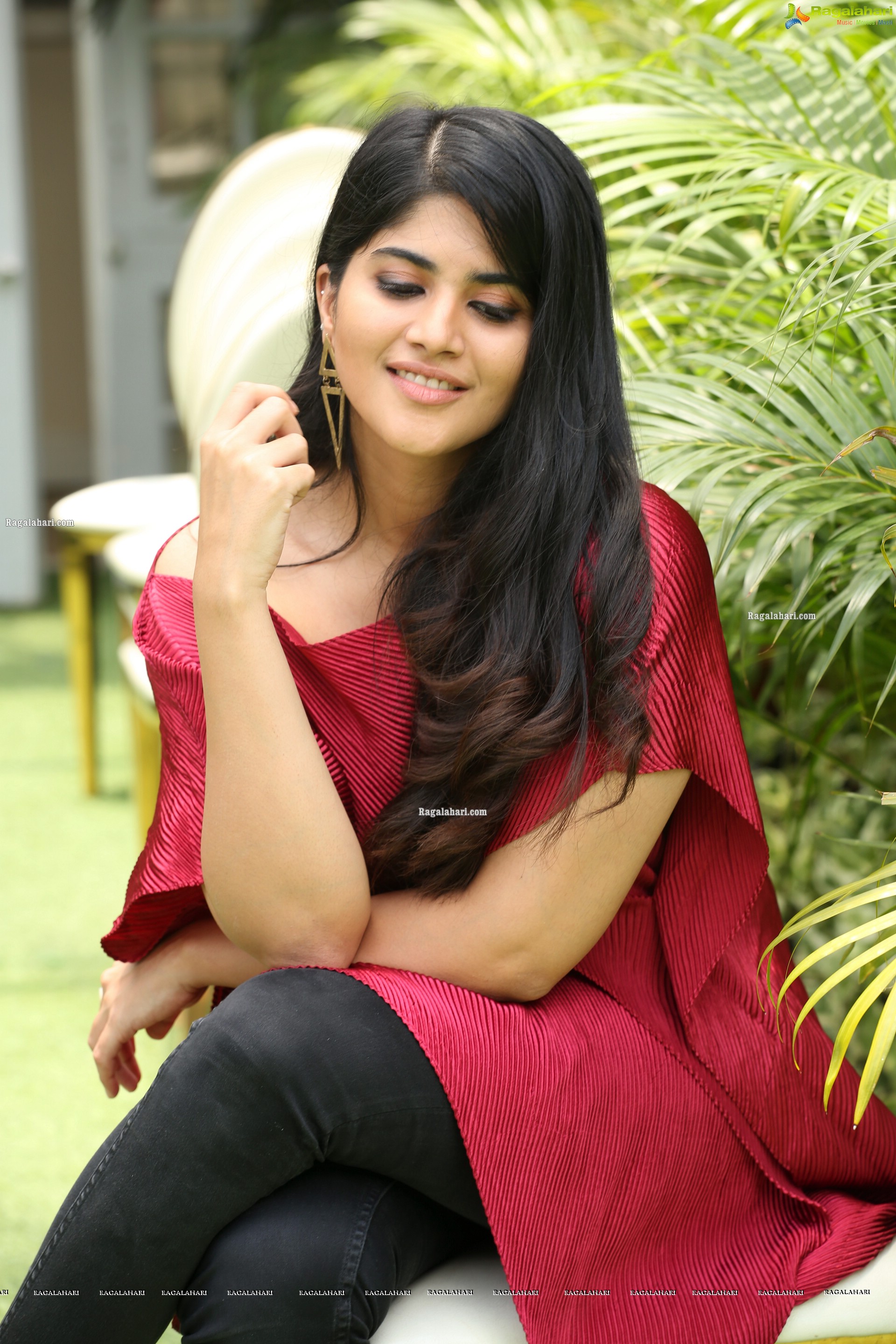 Megha Akash at Raja Raja Chora Movie Interview, HD Photo Gallery