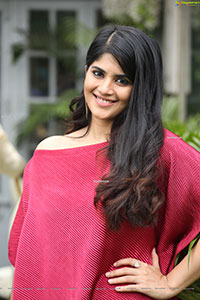 Megha Akash at Raja Raja Chora Movie Interview