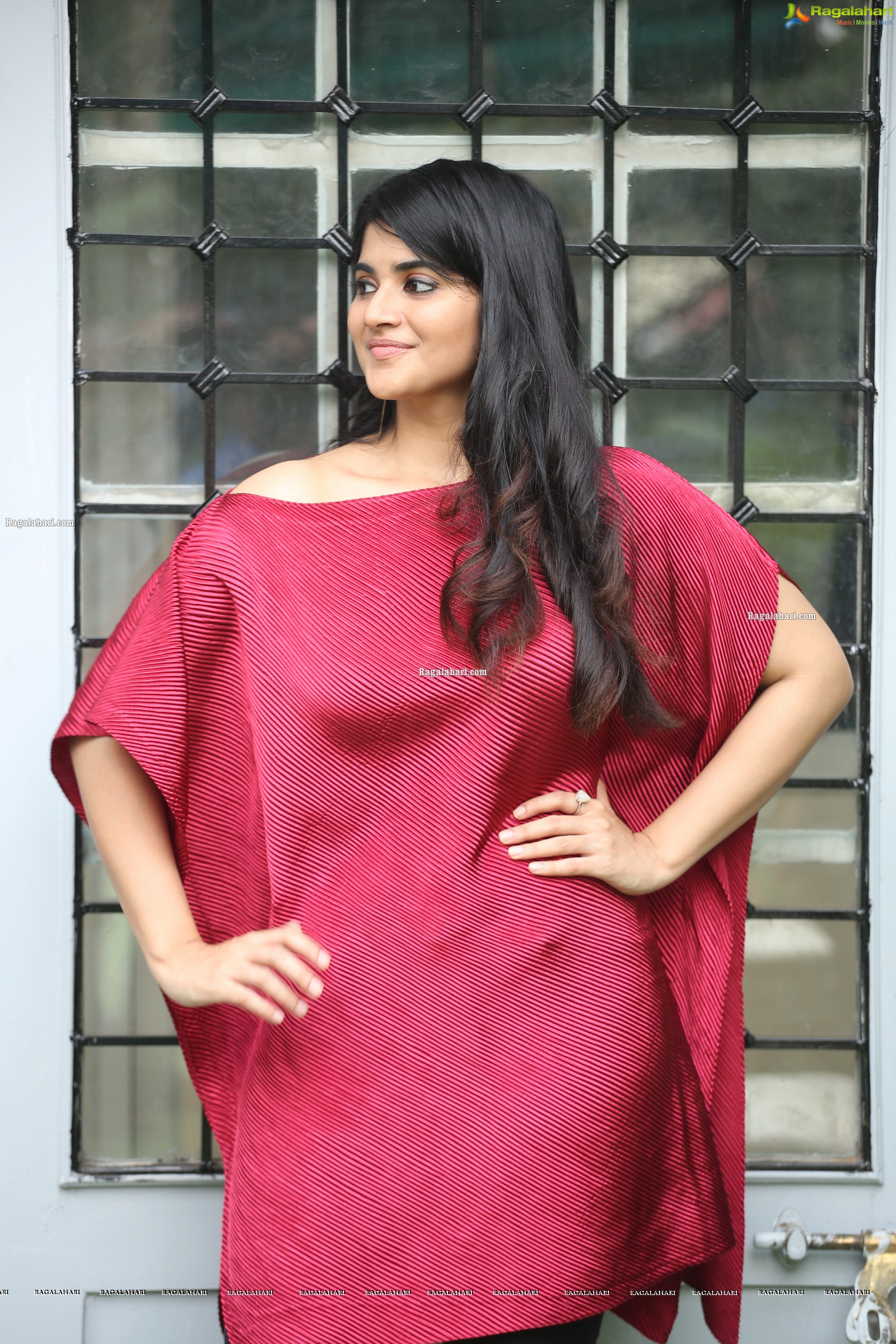 Megha Akash at Raja Raja Chora Movie Interview, HD Photo Gallery