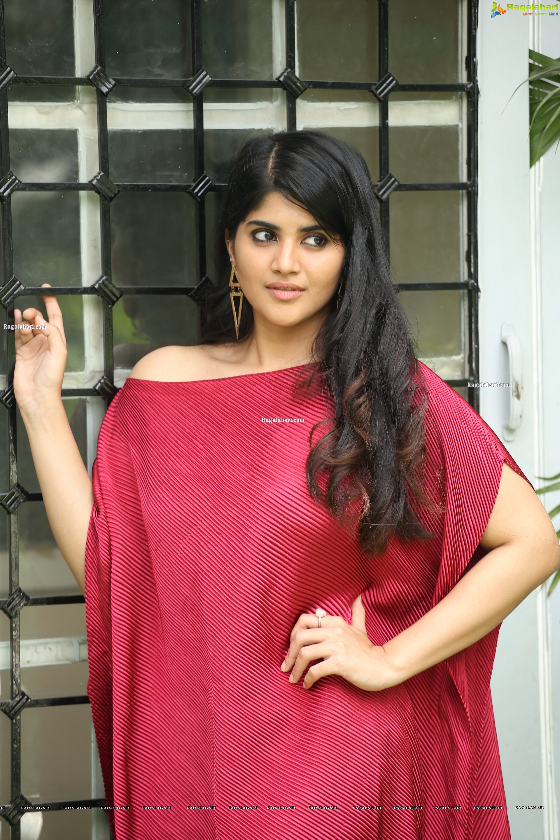 Megha Akash at Raja Raja Chora Movie Interview, HD Photo Gallery