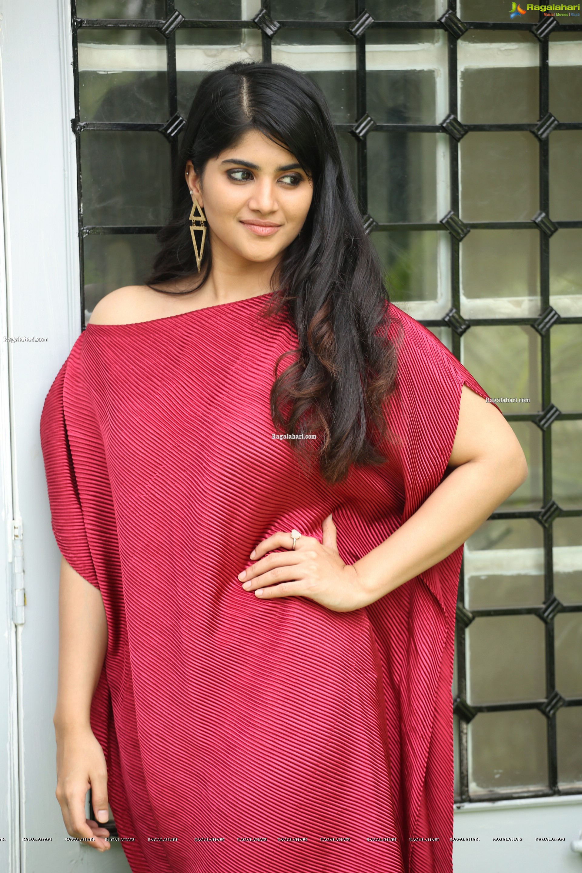 Megha Akash at Raja Raja Chora Movie Interview, HD Photo Gallery