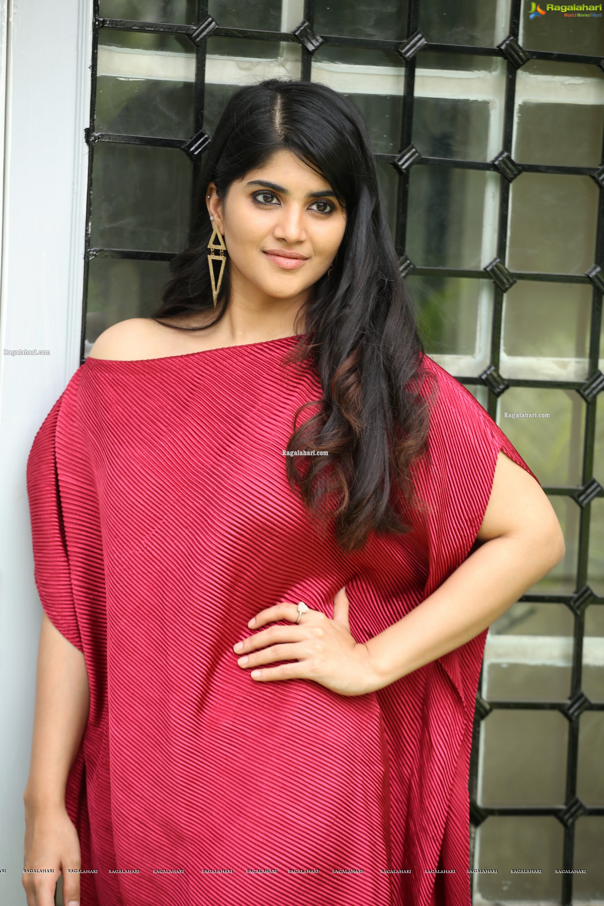 Megha Akash at Raja Raja Chora Movie Interview, HD Photo Gallery