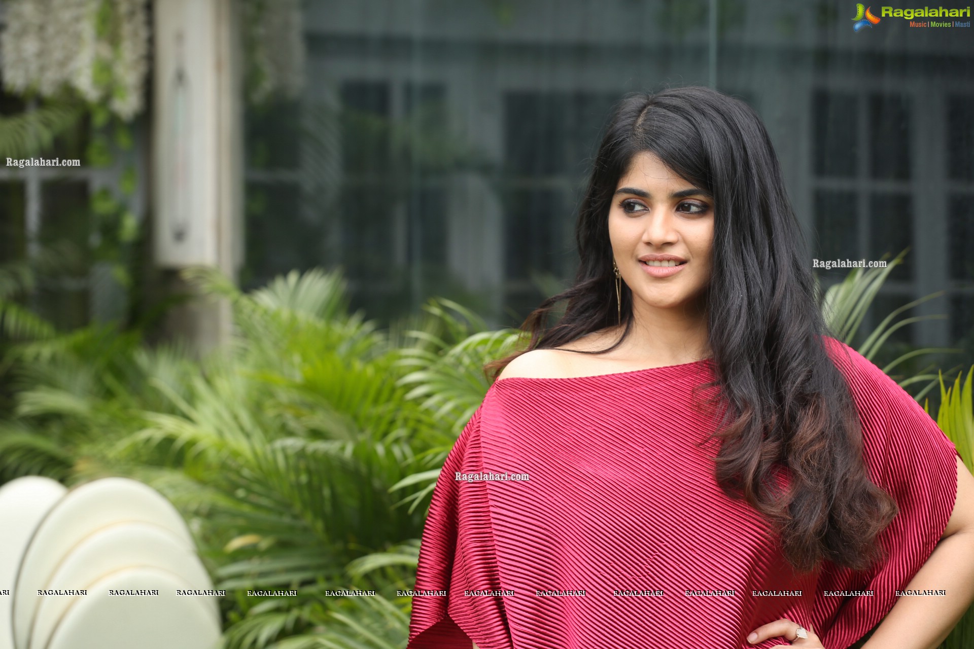 Megha Akash at Raja Raja Chora Movie Interview, HD Photo Gallery