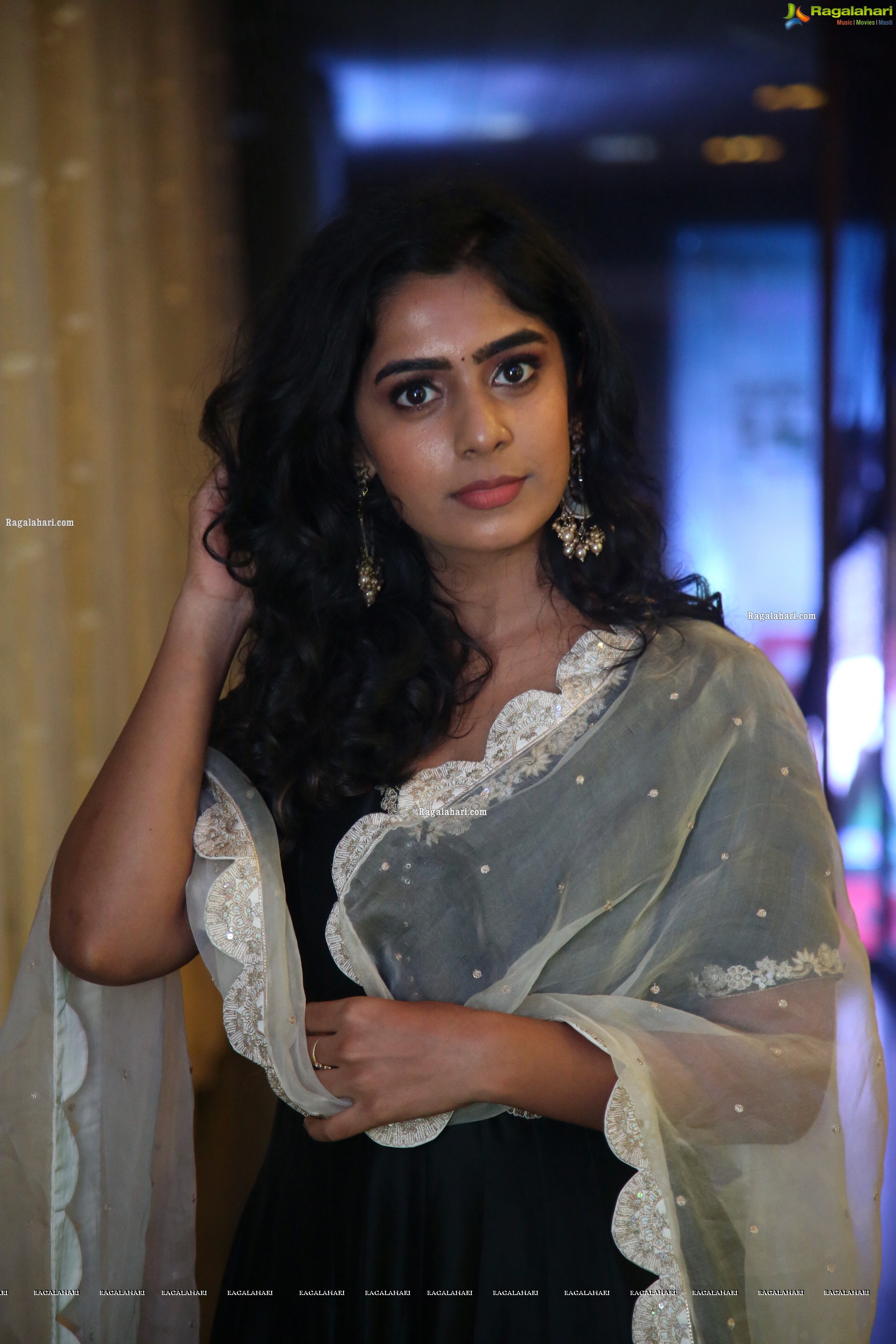 Meghalekha at Paagal Movie Pre-Release Event, HD Photo Gallery
