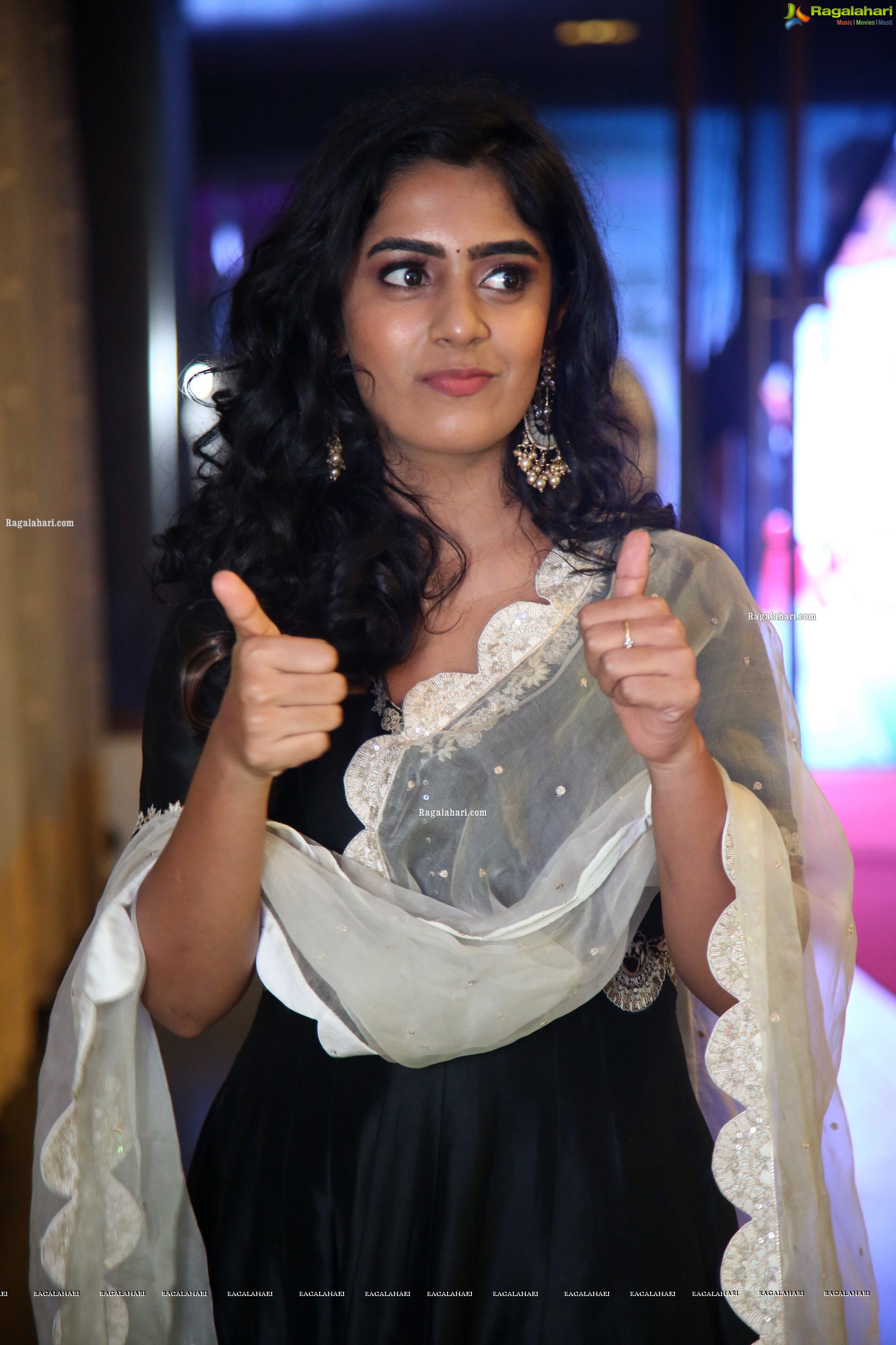 Meghalekha at Paagal Movie Pre-Release Event, HD Photo Gallery