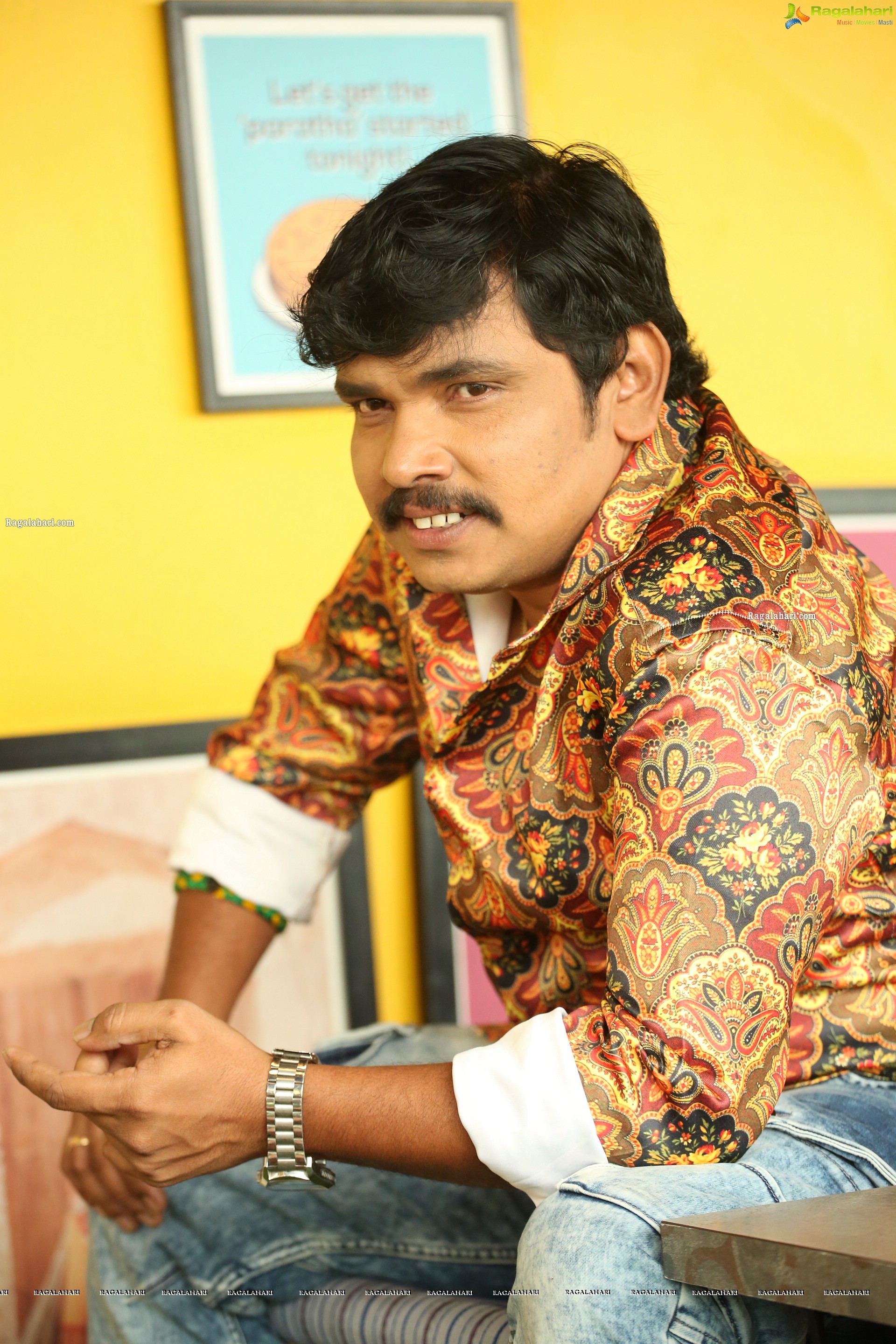 Sampoornesh Babu at Bazar Rowdy Movie Interview