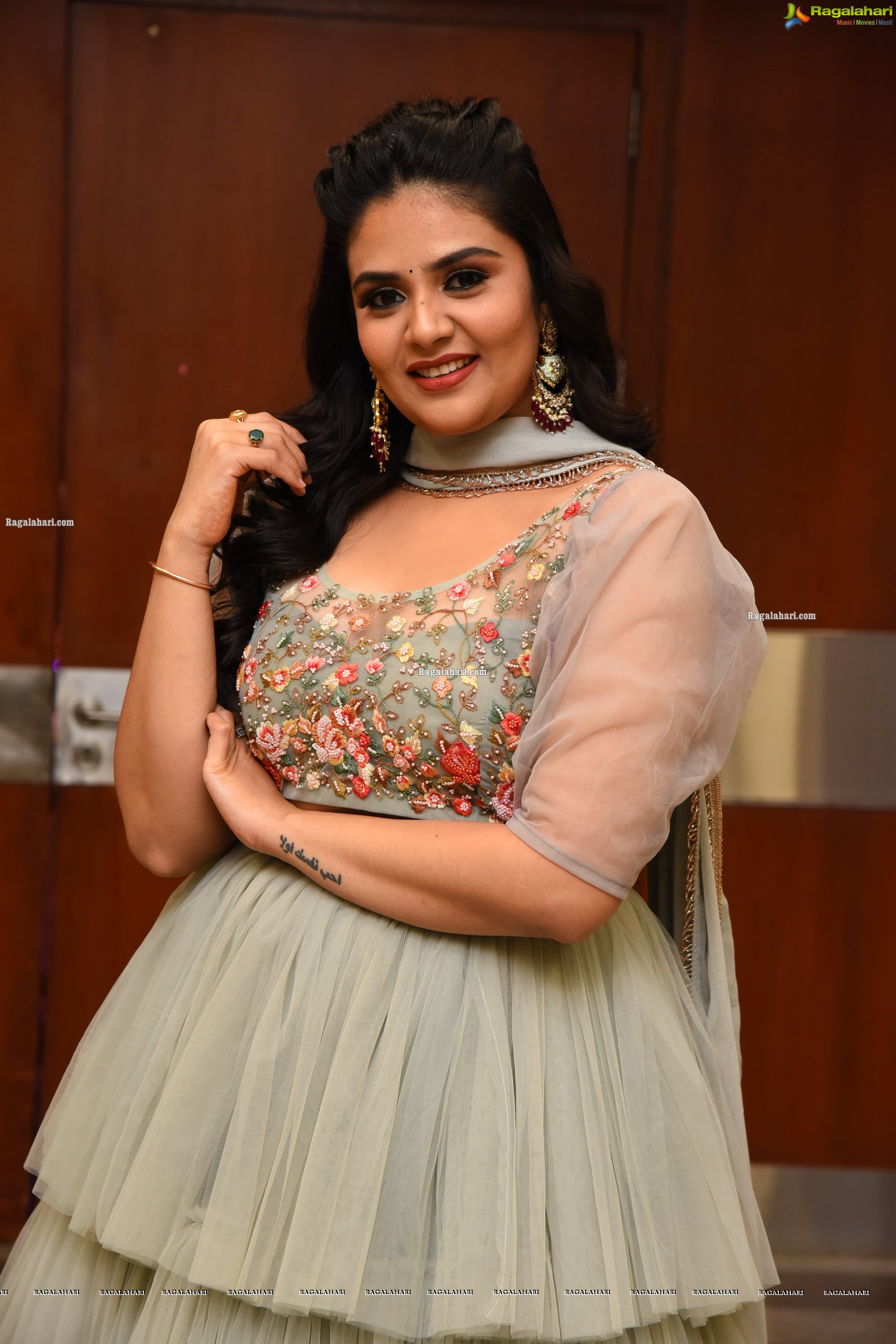 Sreemukhi at Crazy Uncles Movie Pre-Release Event, HD Photo Gallery