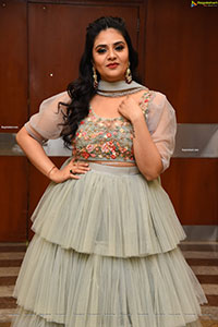 Sreemukhi at Crazy Uncles Movie Pre-Release Event