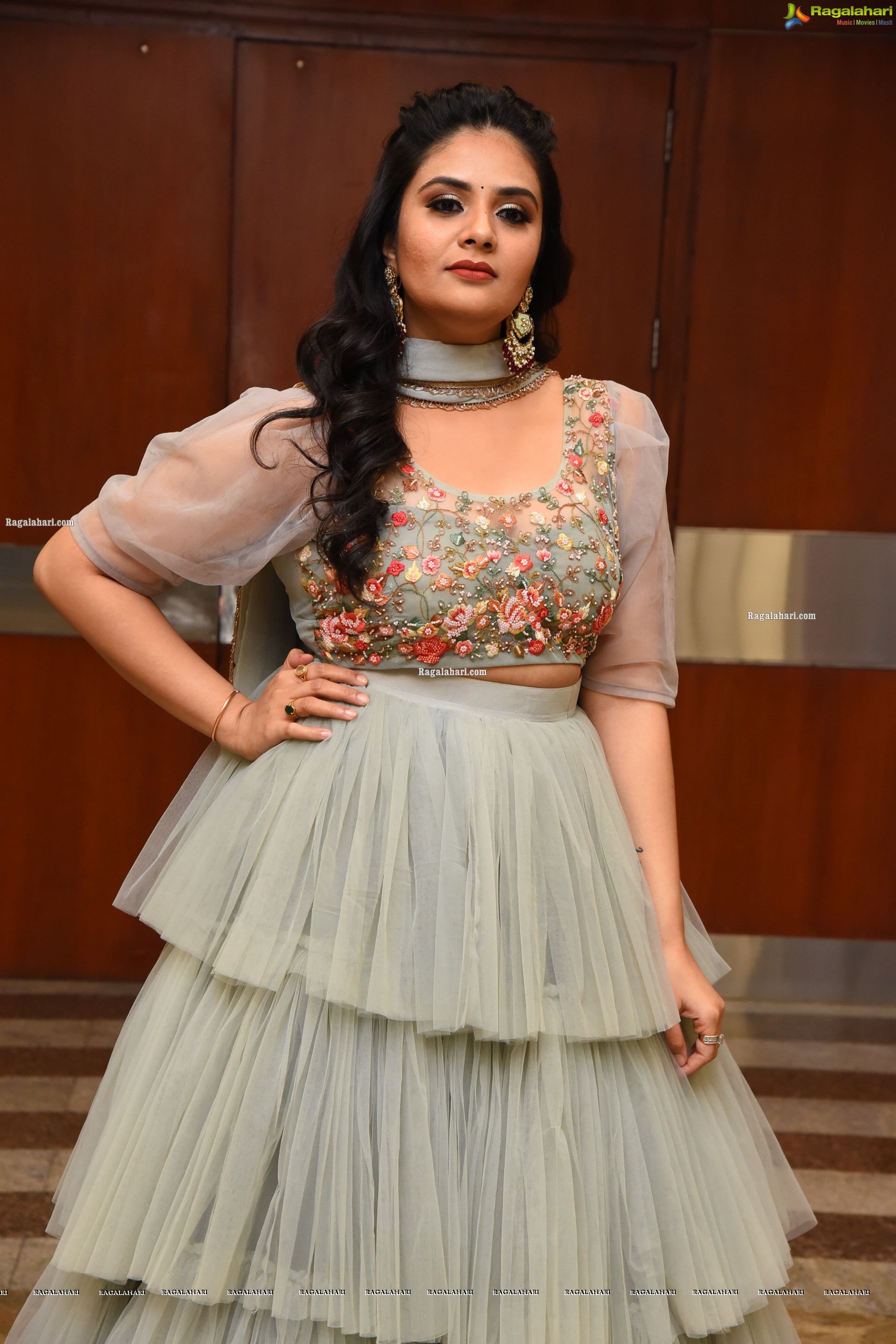 Sreemukhi at Crazy Uncles Movie Pre-Release Event, HD Photo Gallery