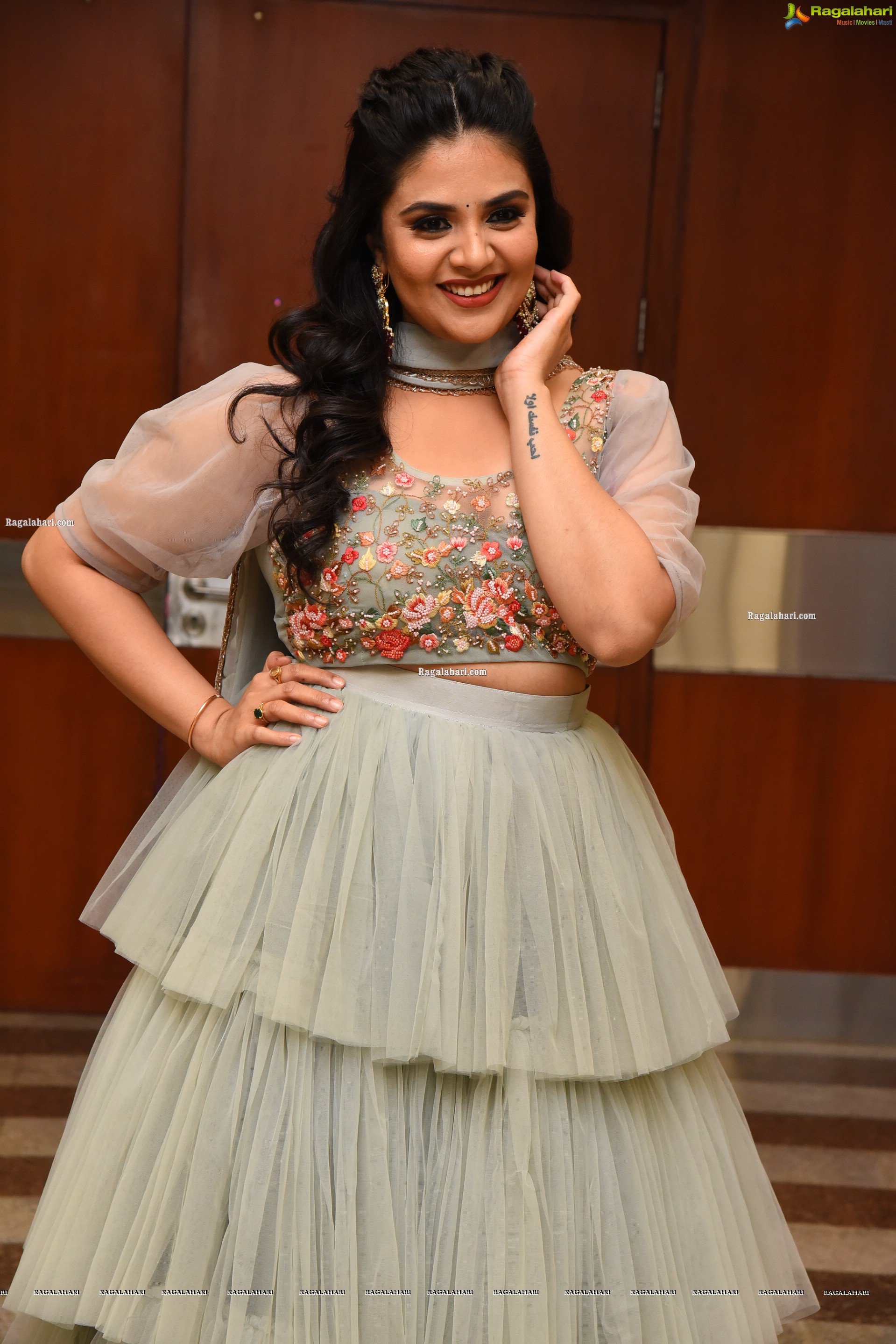 Sreemukhi at Crazy Uncles Movie Pre-Release Event, HD Photo Gallery