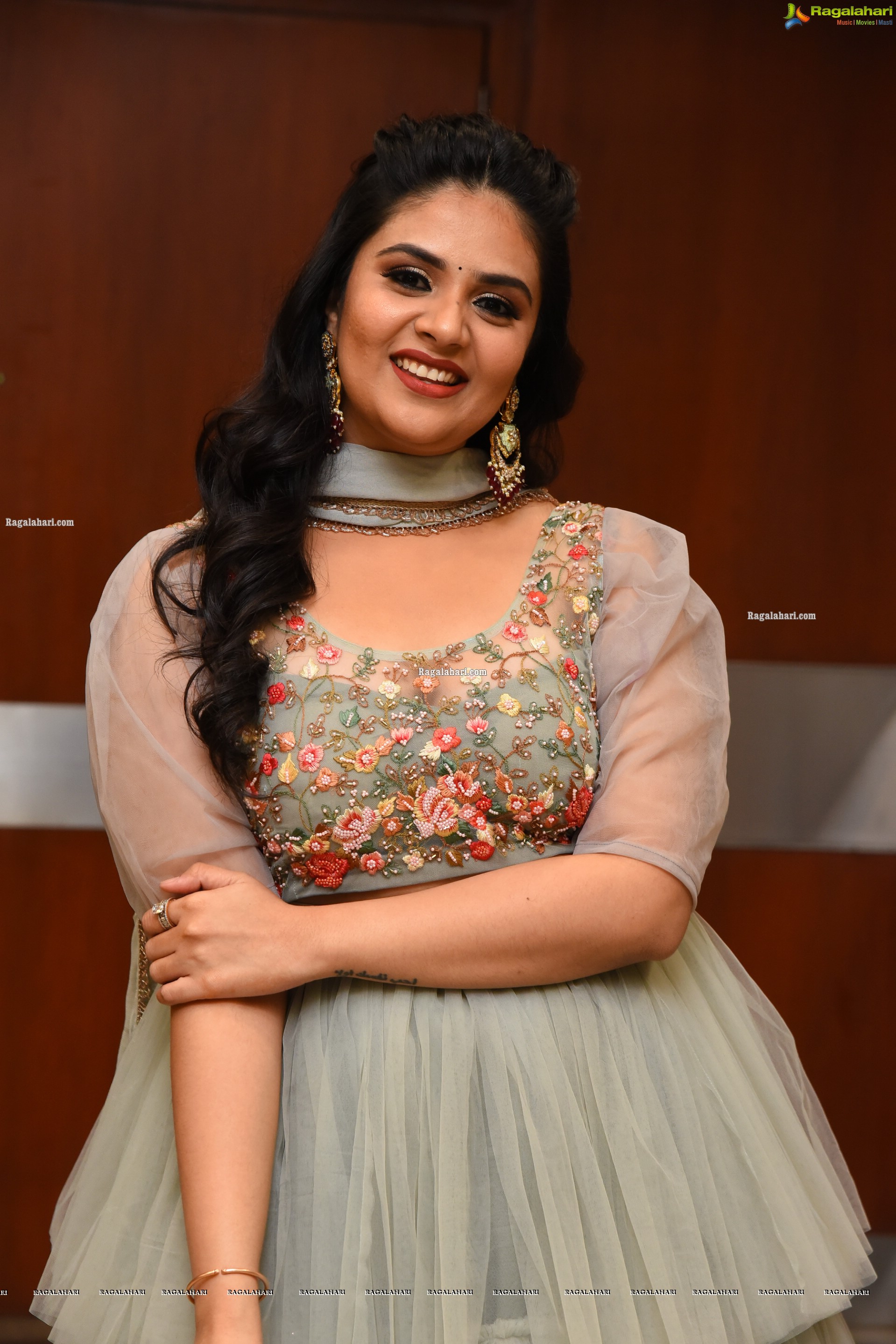 Sreemukhi at Crazy Uncles Movie Pre-Release Event, HD Photo Gallery