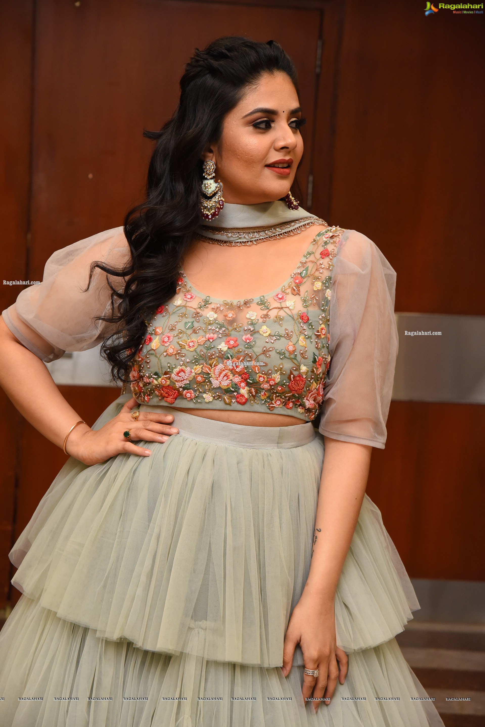 Sreemukhi at Crazy Uncles Movie Pre-Release Event, HD Photo Gallery