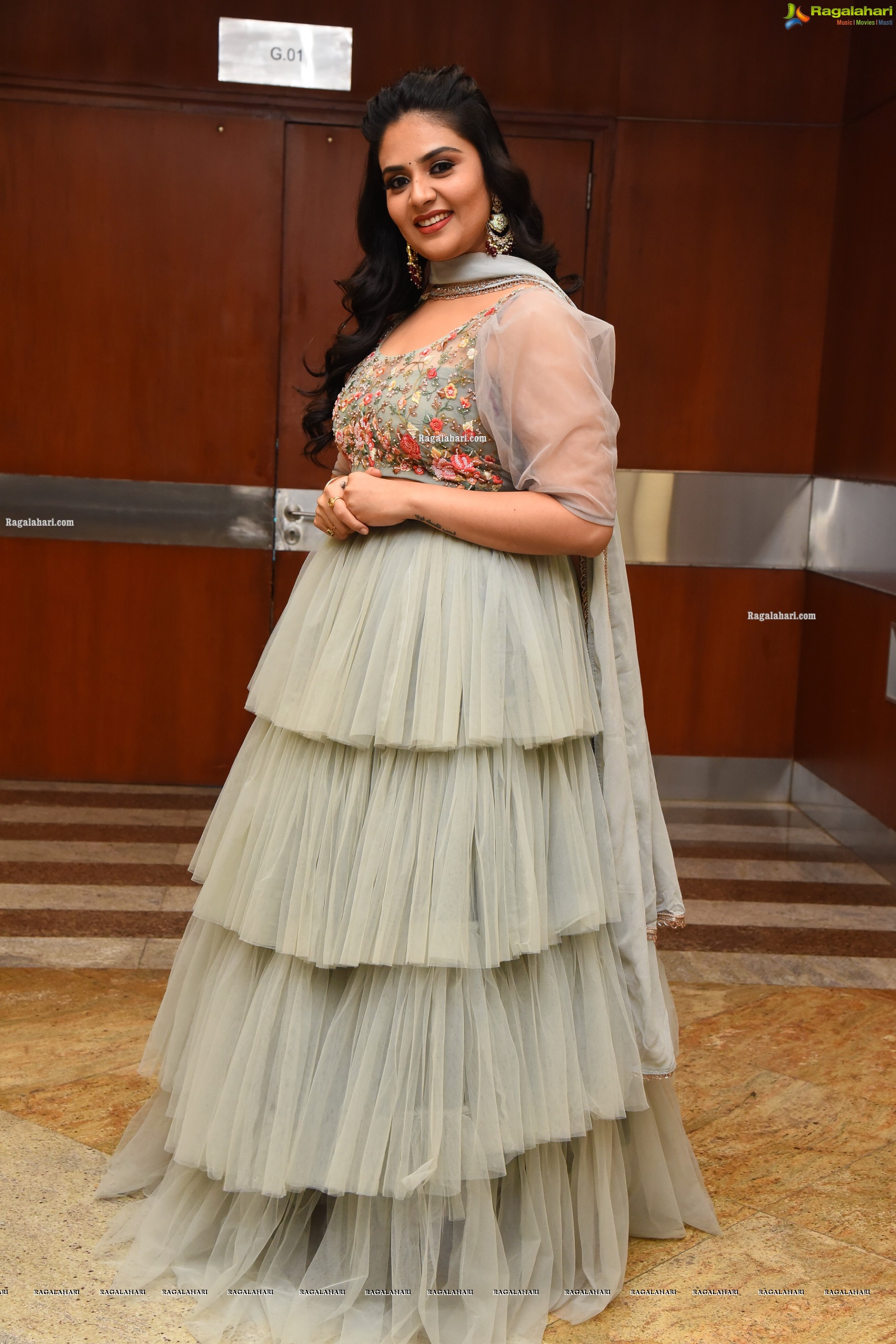 Sreemukhi at Crazy Uncles Movie Pre-Release Event, HD Photo Gallery