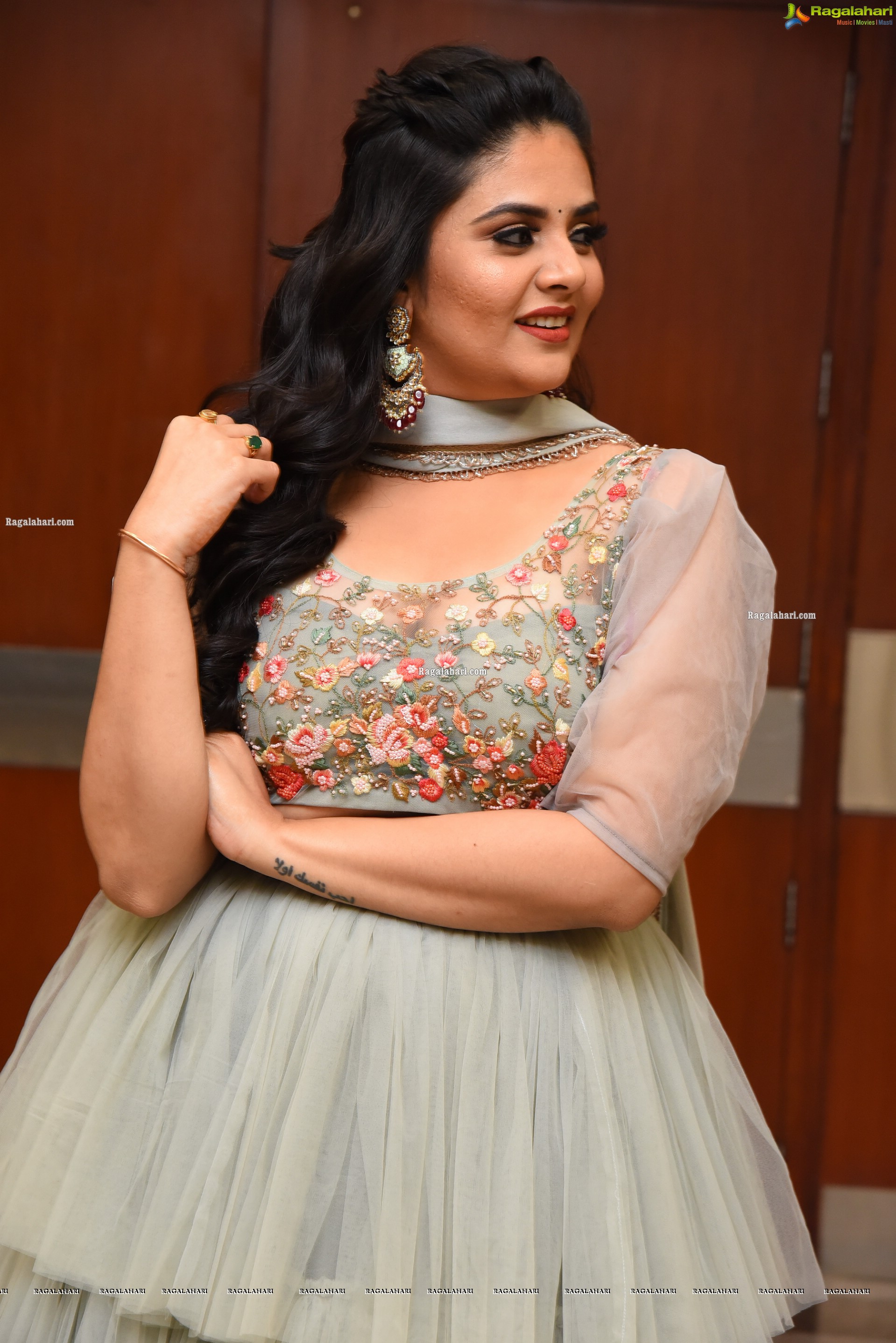 Sreemukhi at Crazy Uncles Movie Pre-Release Event, HD Photo Gallery