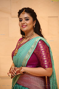 Sreemukhi at SR Kalyanamandapam EST1975 Pre-Release Event