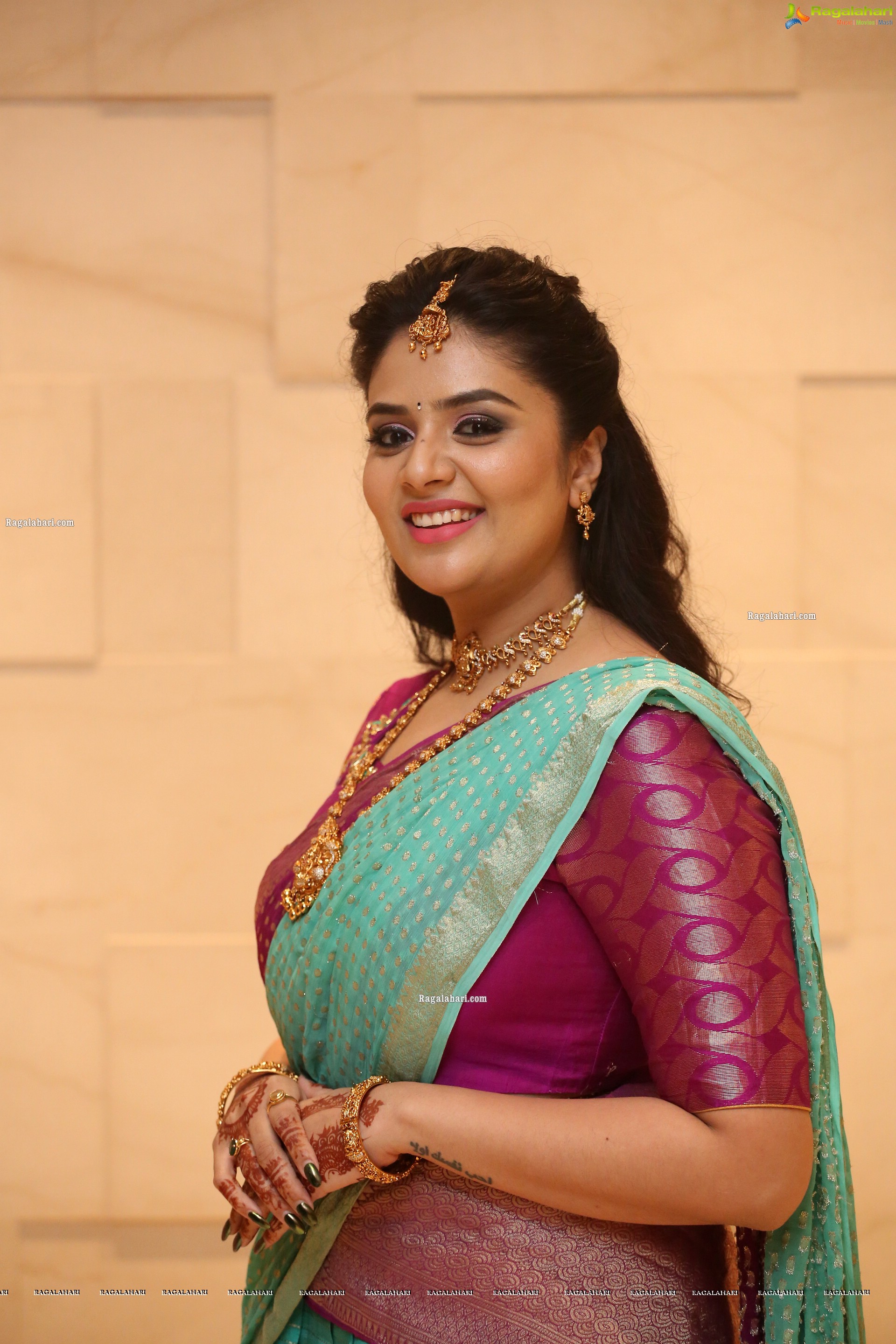 Sreemukhi at SR Kalyanamandapam EST1975 Pre-Release Event, HD Photo Gallery