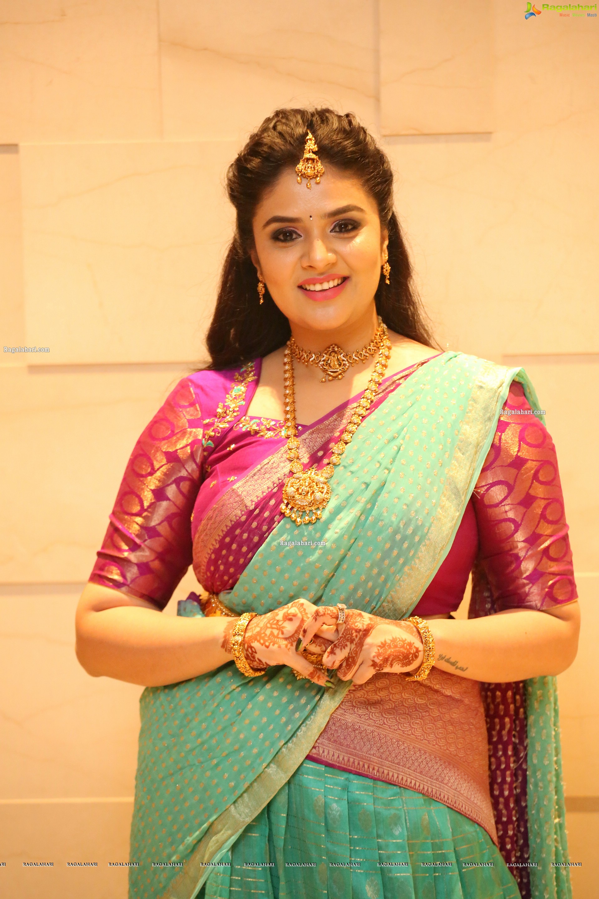 Sreemukhi at SR Kalyanamandapam EST1975 Pre-Release Event, HD Photo Gallery