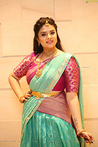 Sreemukhi at SR Kalyanamandapam EST1975 Pre-Release Event