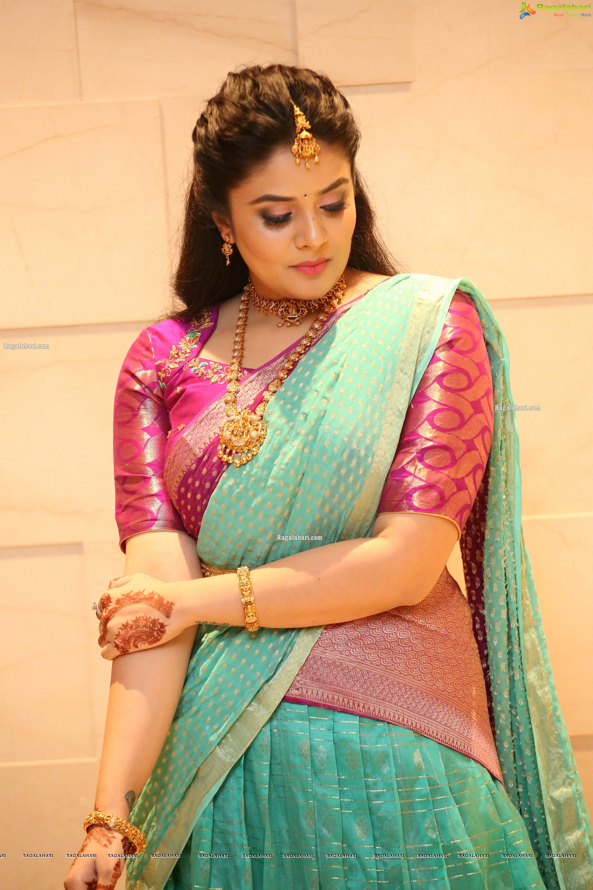 Sreemukhi at SR Kalyanamandapam EST1975 Pre-Release Event, HD Photo Gallery