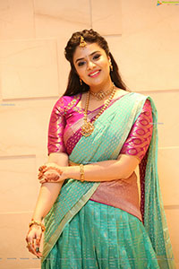 Sreemukhi at SR Kalyanamandapam EST1975 Pre-Release Event