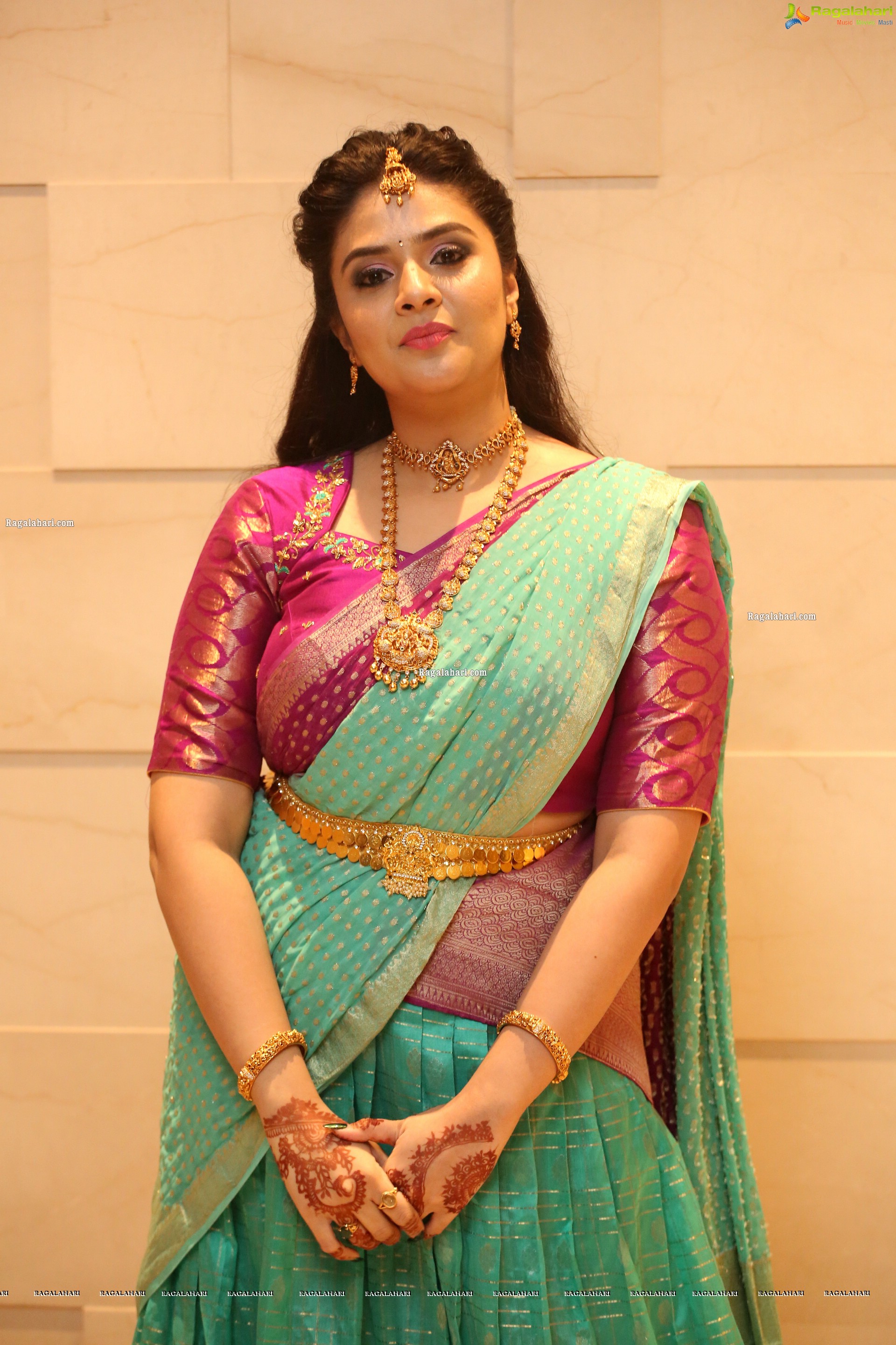 Sreemukhi at SR Kalyanamandapam EST1975 Pre-Release Event, HD Photo Gallery