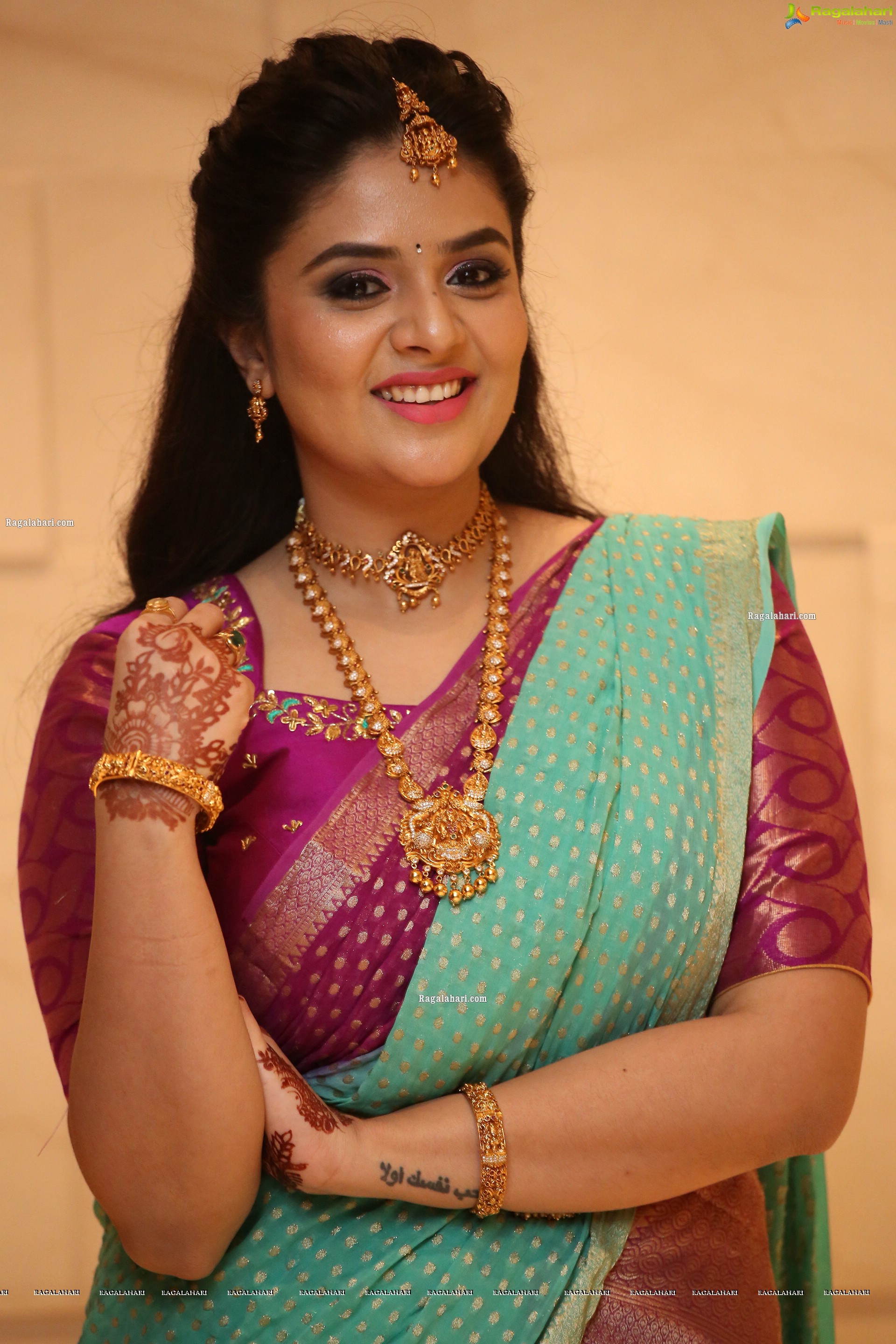 Sreemukhi at SR Kalyanamandapam EST1975 Pre-Release Event, HD Photo Gallery