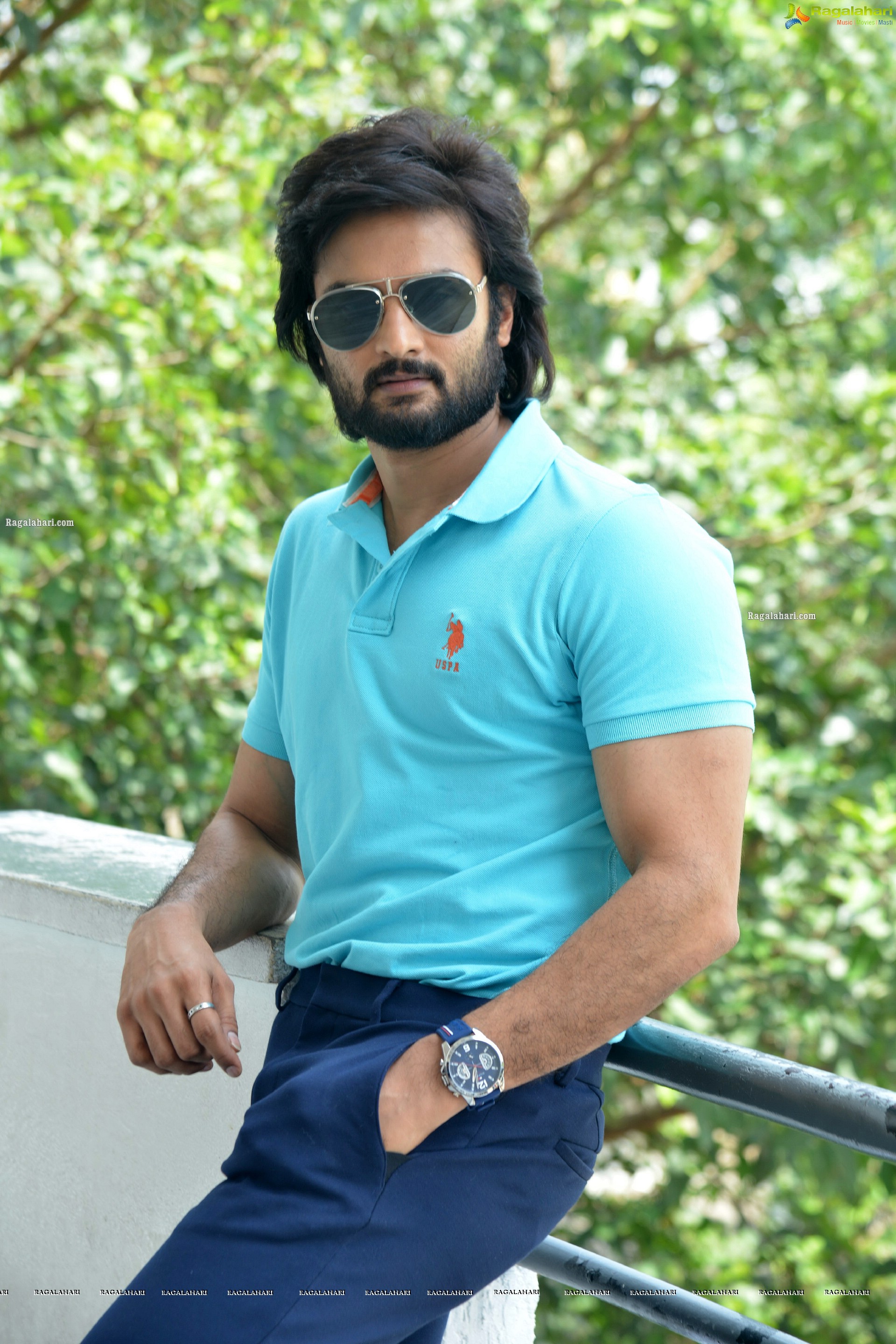 Sudheer Babu Stills at Sridevi Soda Center Interview, HD Photo Gallery