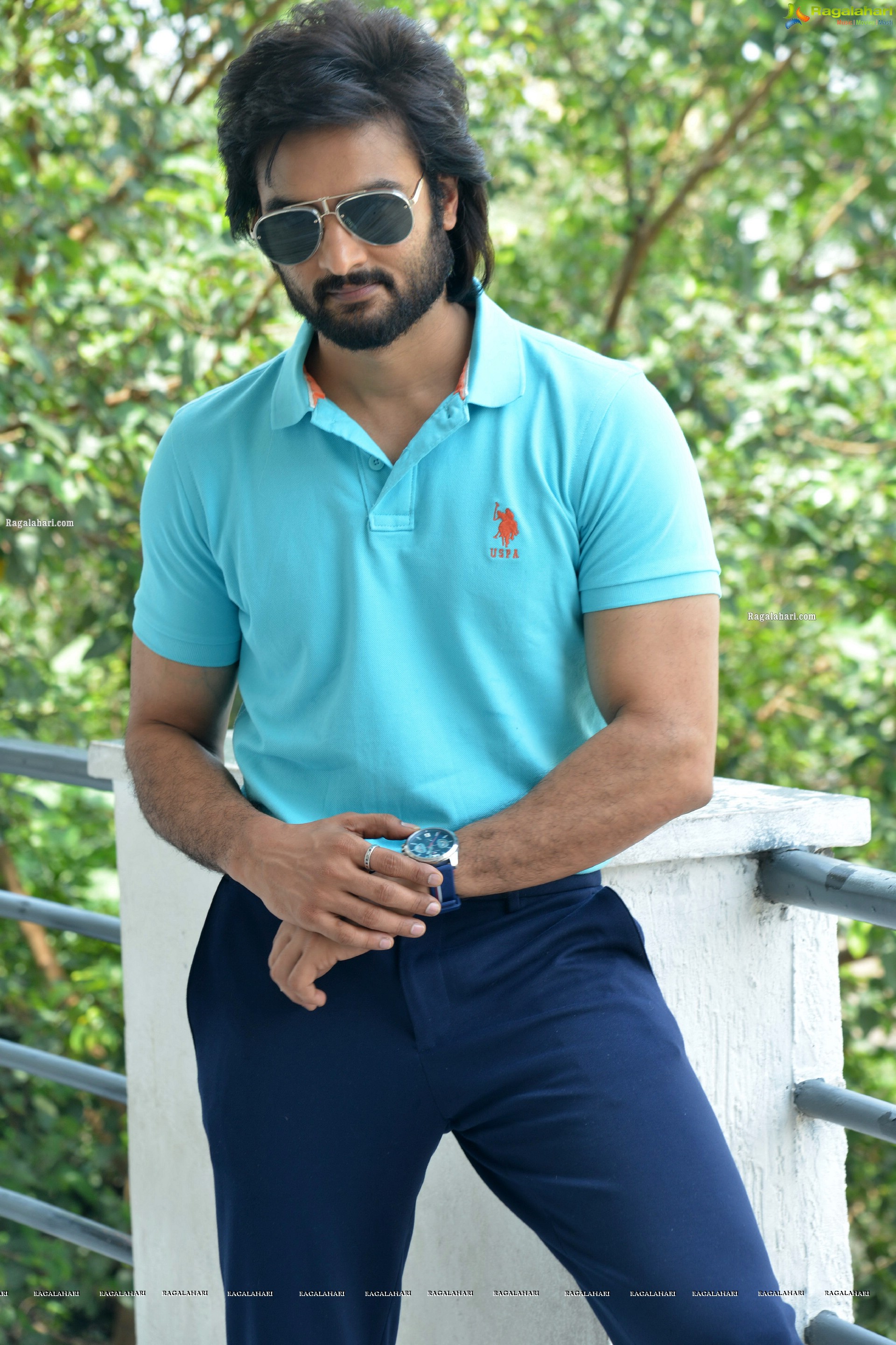 Sudheer Babu Stills at Sridevi Soda Center Interview, HD Photo Gallery