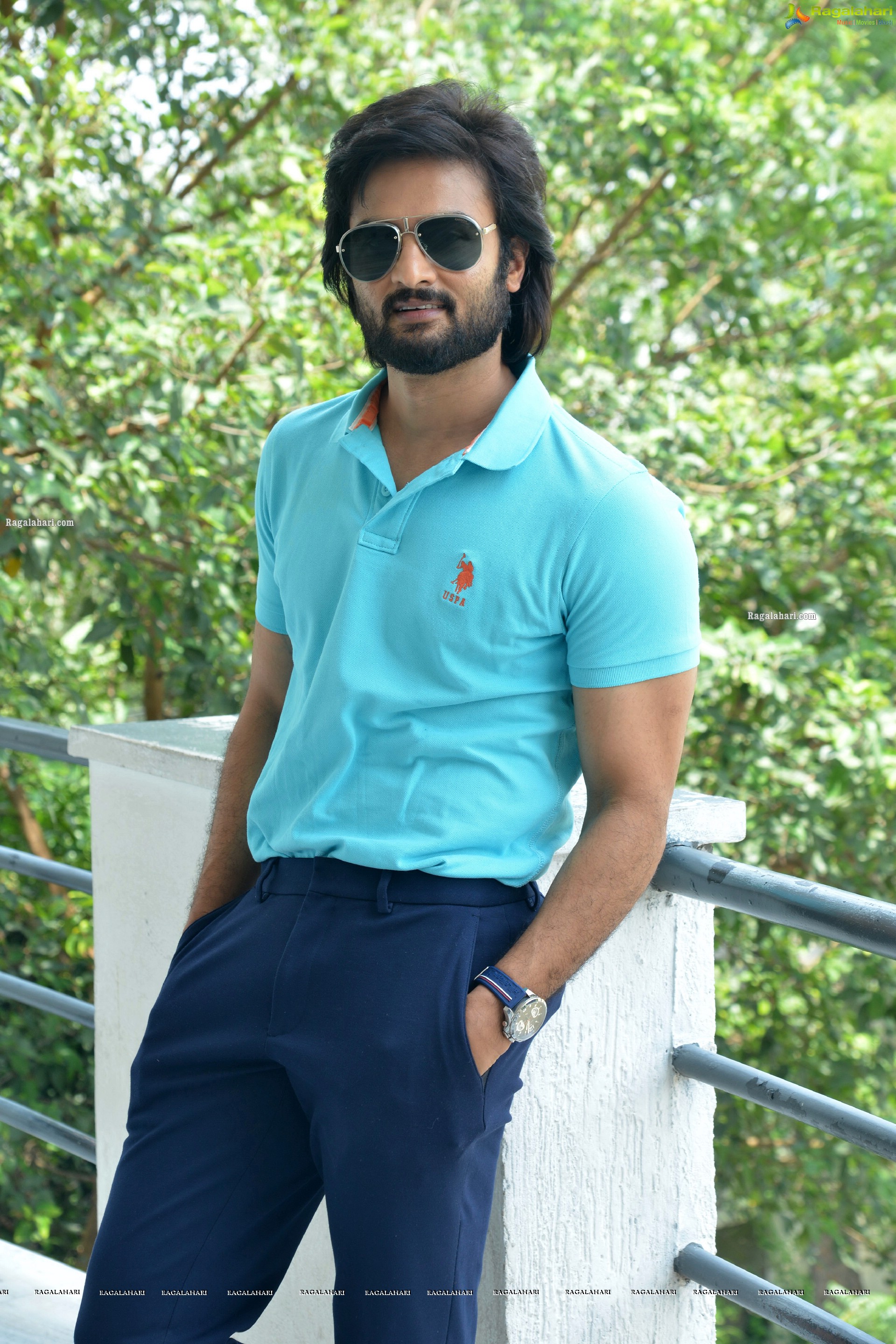 Sudheer Babu Stills at Sridevi Soda Center Interview, HD Photo Gallery