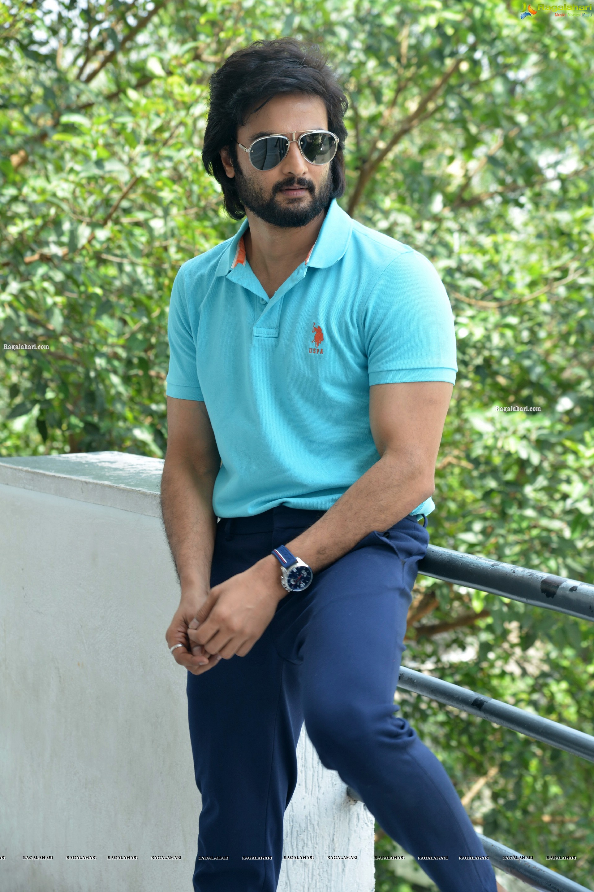 Sudheer Babu Stills at Sridevi Soda Center Interview, HD Photo Gallery